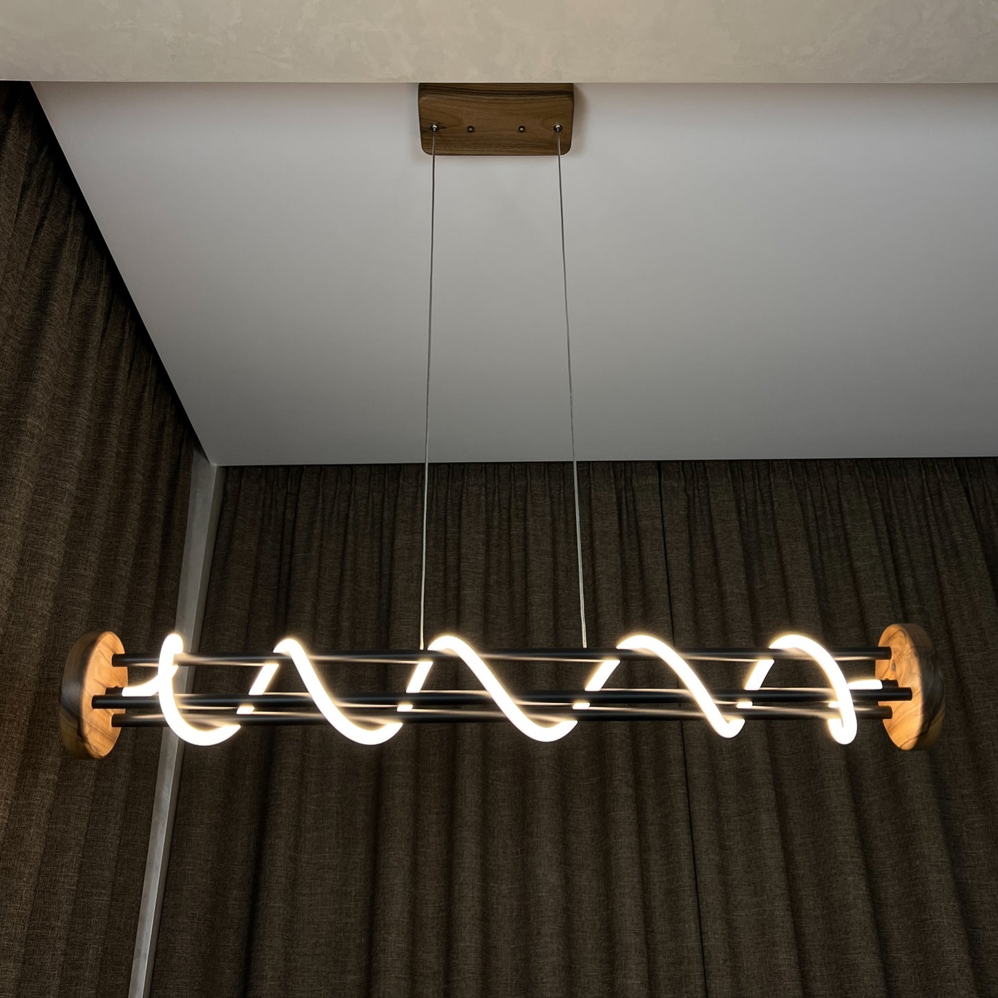 Allen Black Hanging Chandelier