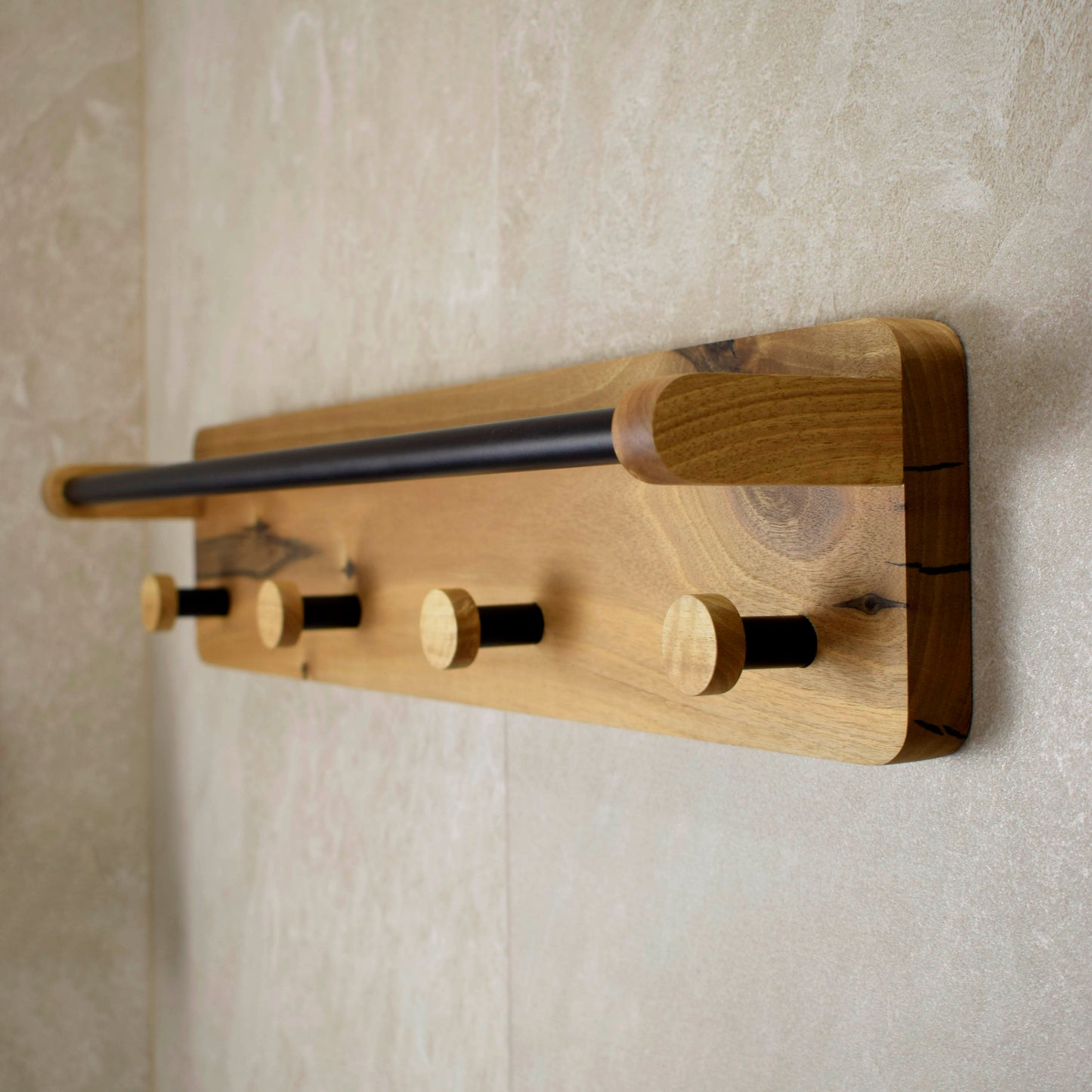 Walnut Towel Holder