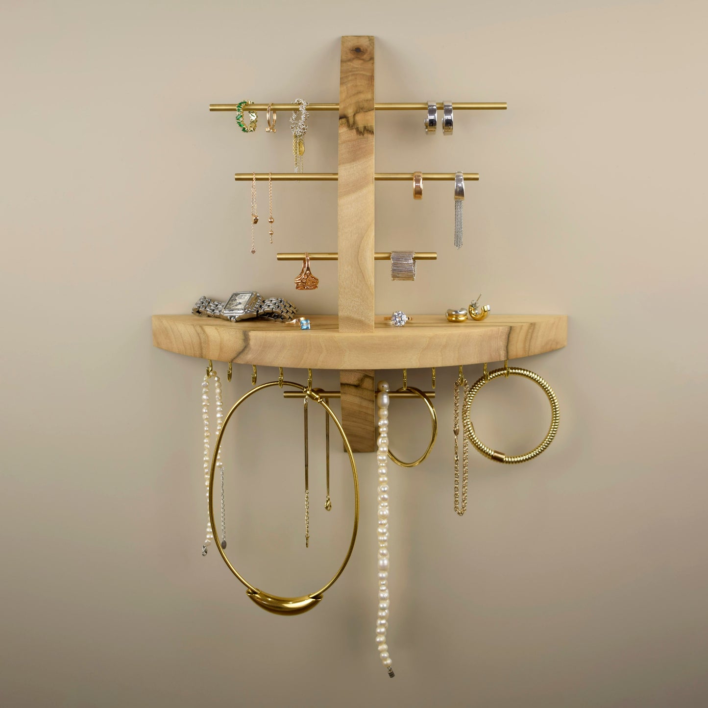Wooden Jewelry Organizer