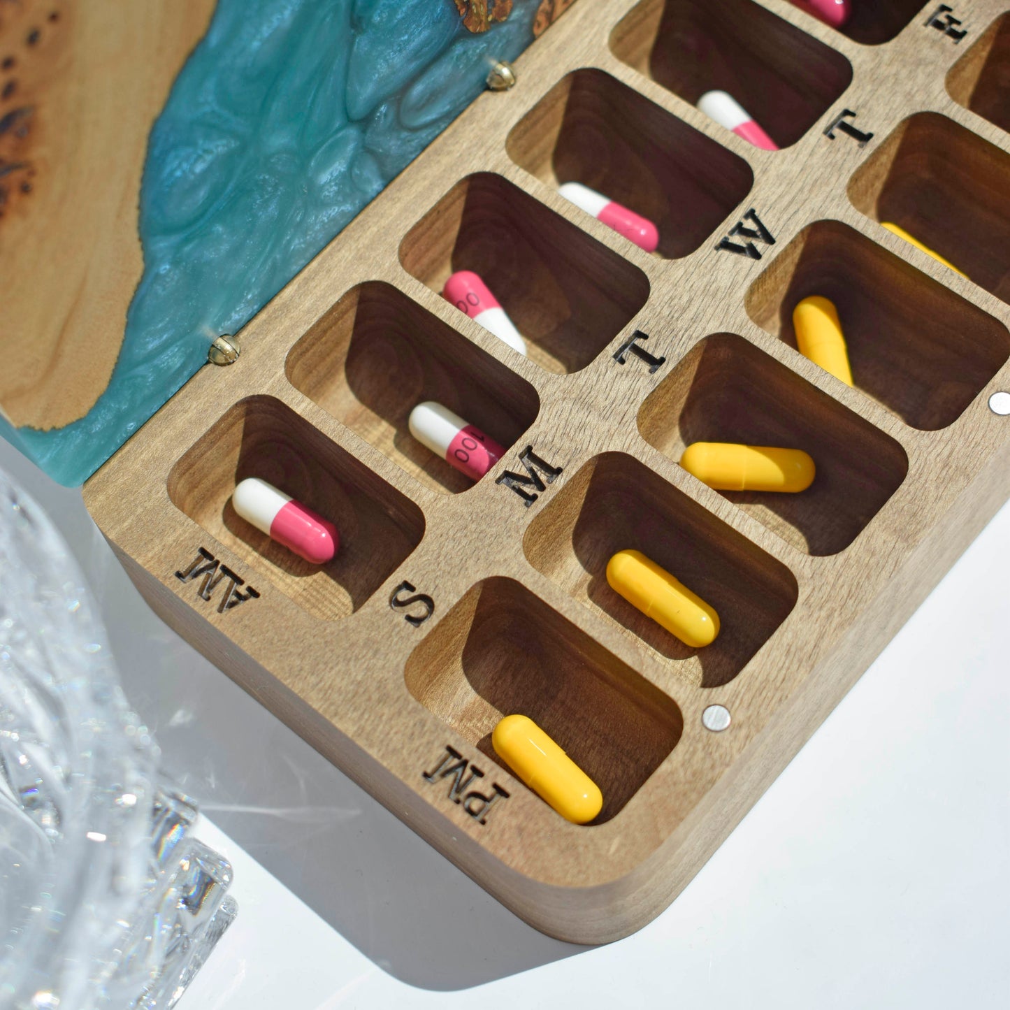 Am Pm Epoxy Pill Box