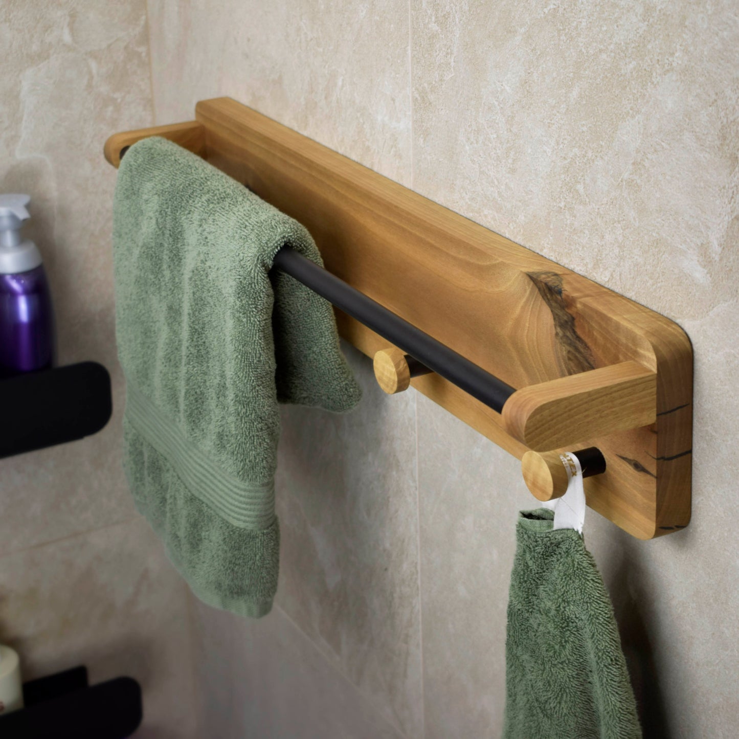 Walnut Towel Holder