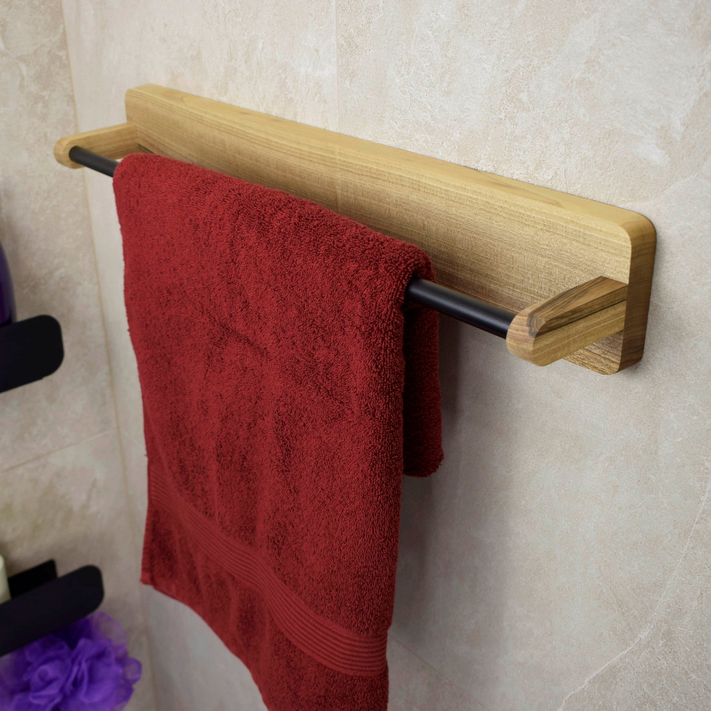 Wooden Towel Rack