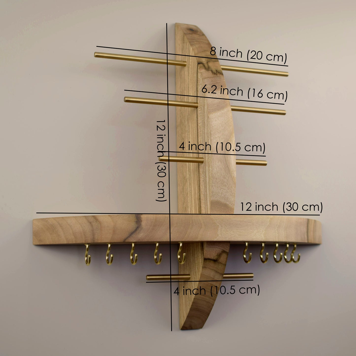 Wooden Jewelry Organizer