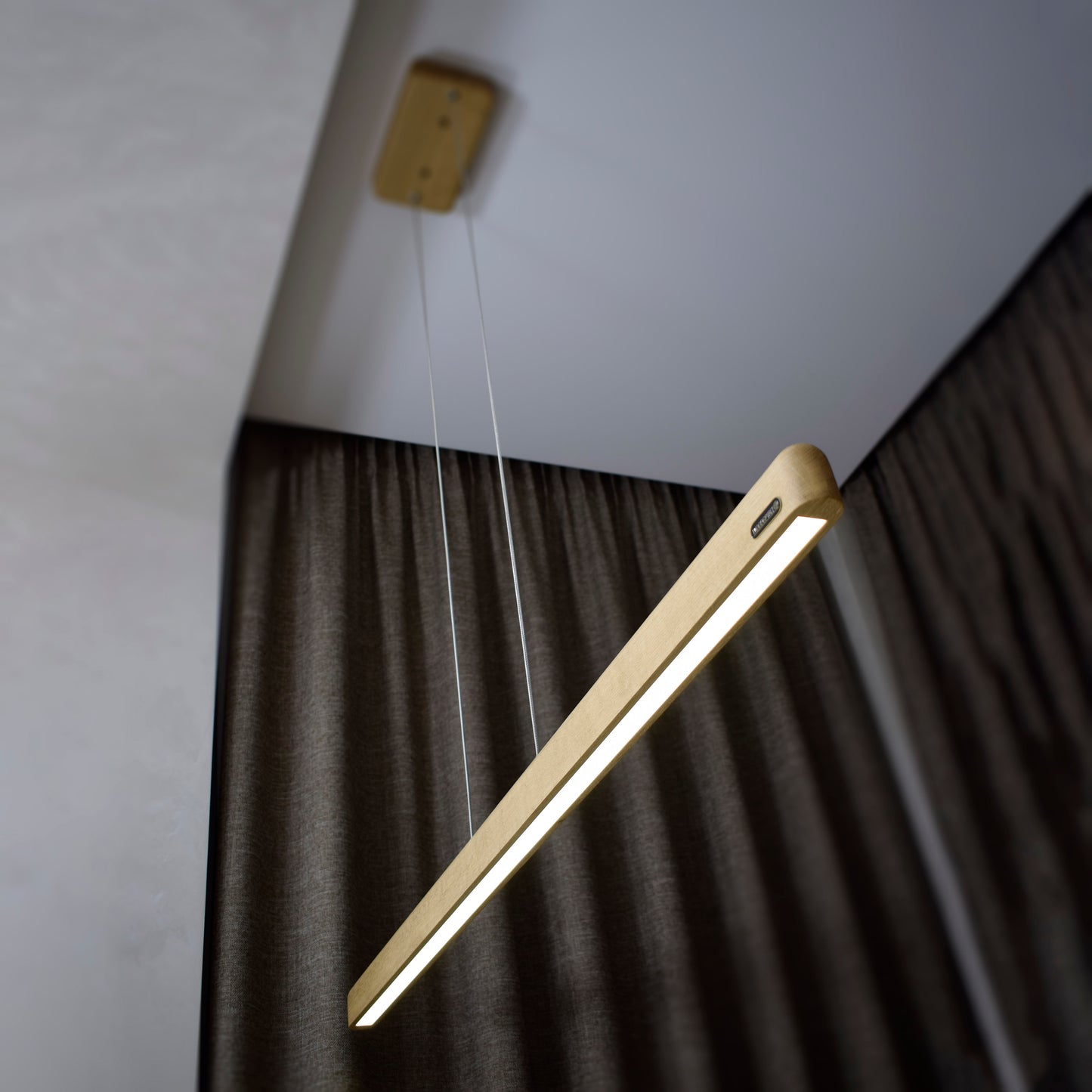 Gilbert Wood Linear Pendant Light