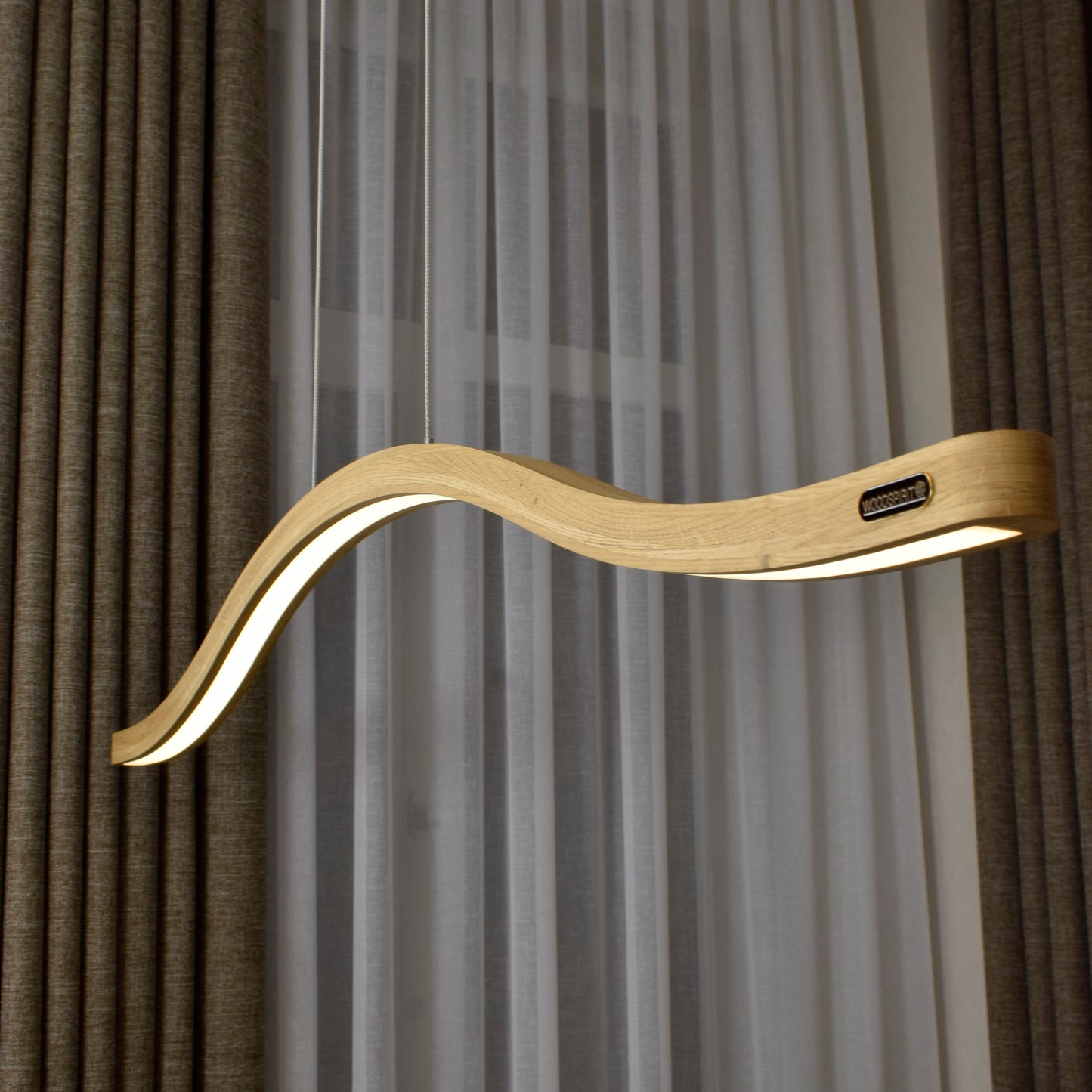 Balance Wood Pendant Light Fixture