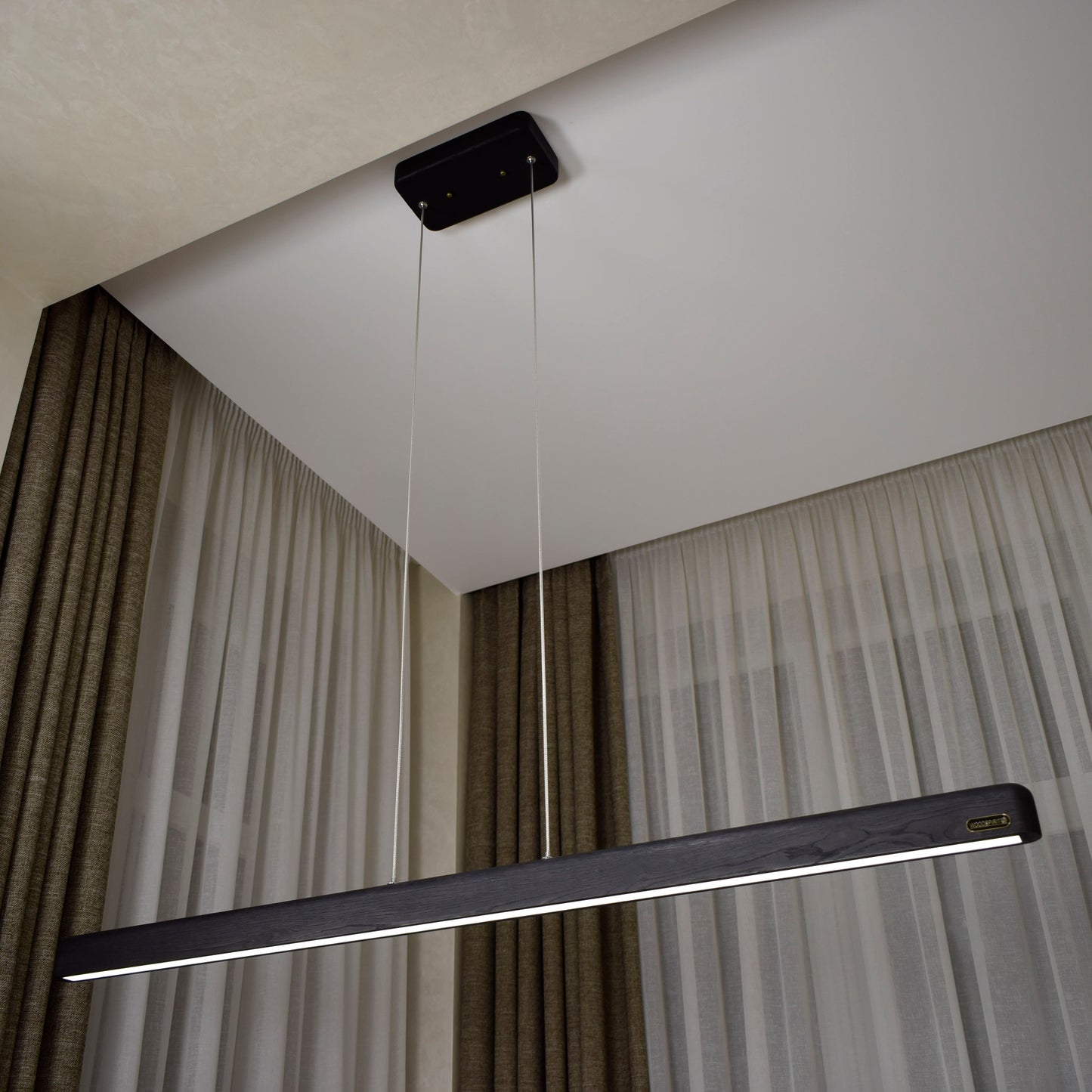 Gilbert Wood Linear Pendant Light
