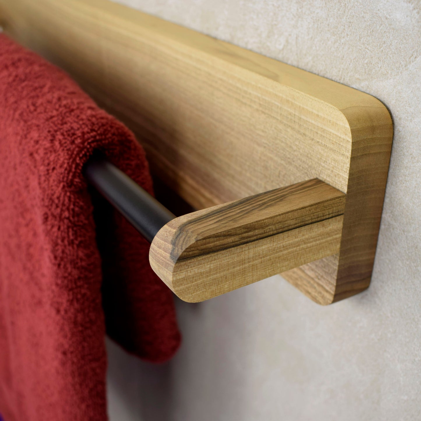 Wooden Towel Rack