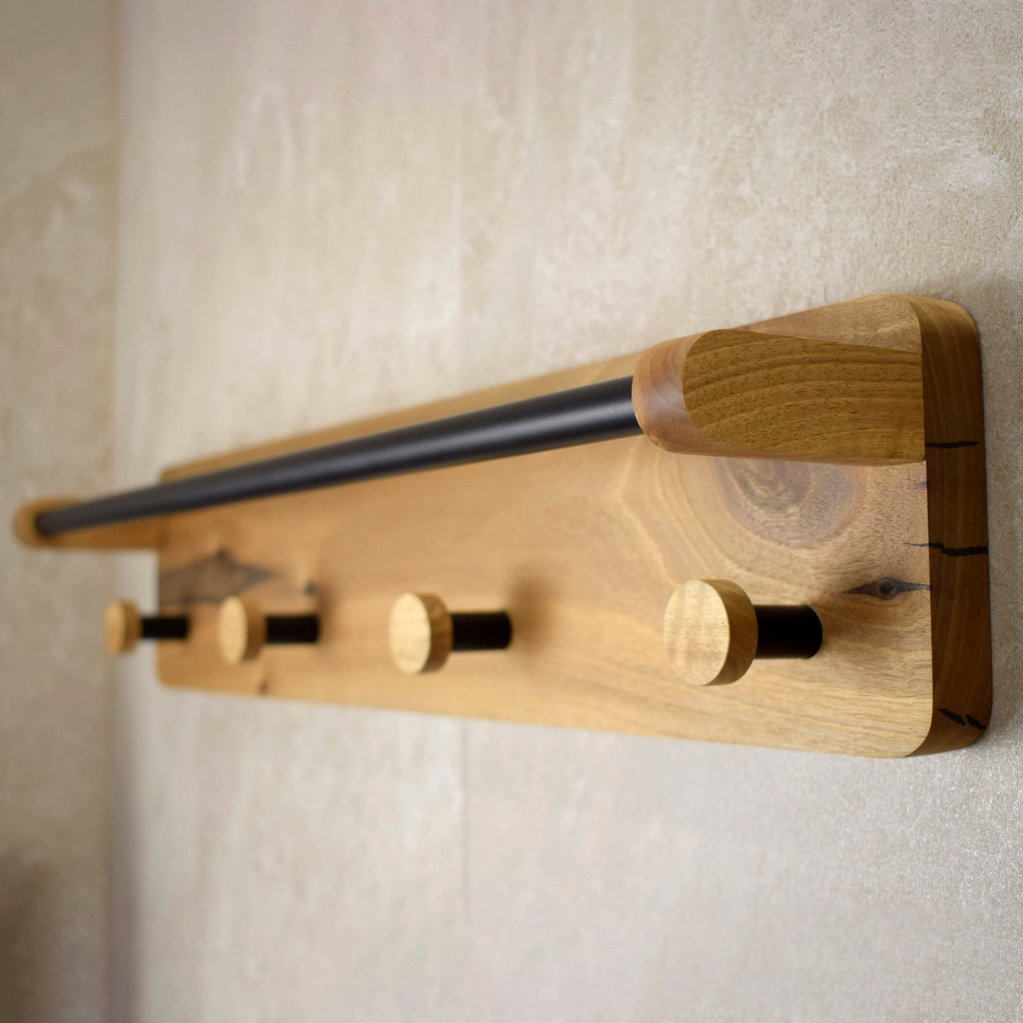 Walnut Towel Holder
