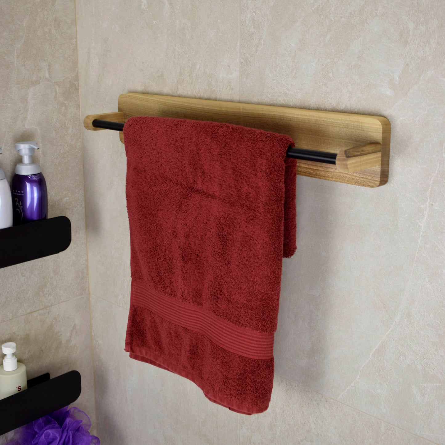Wooden Towel Rack