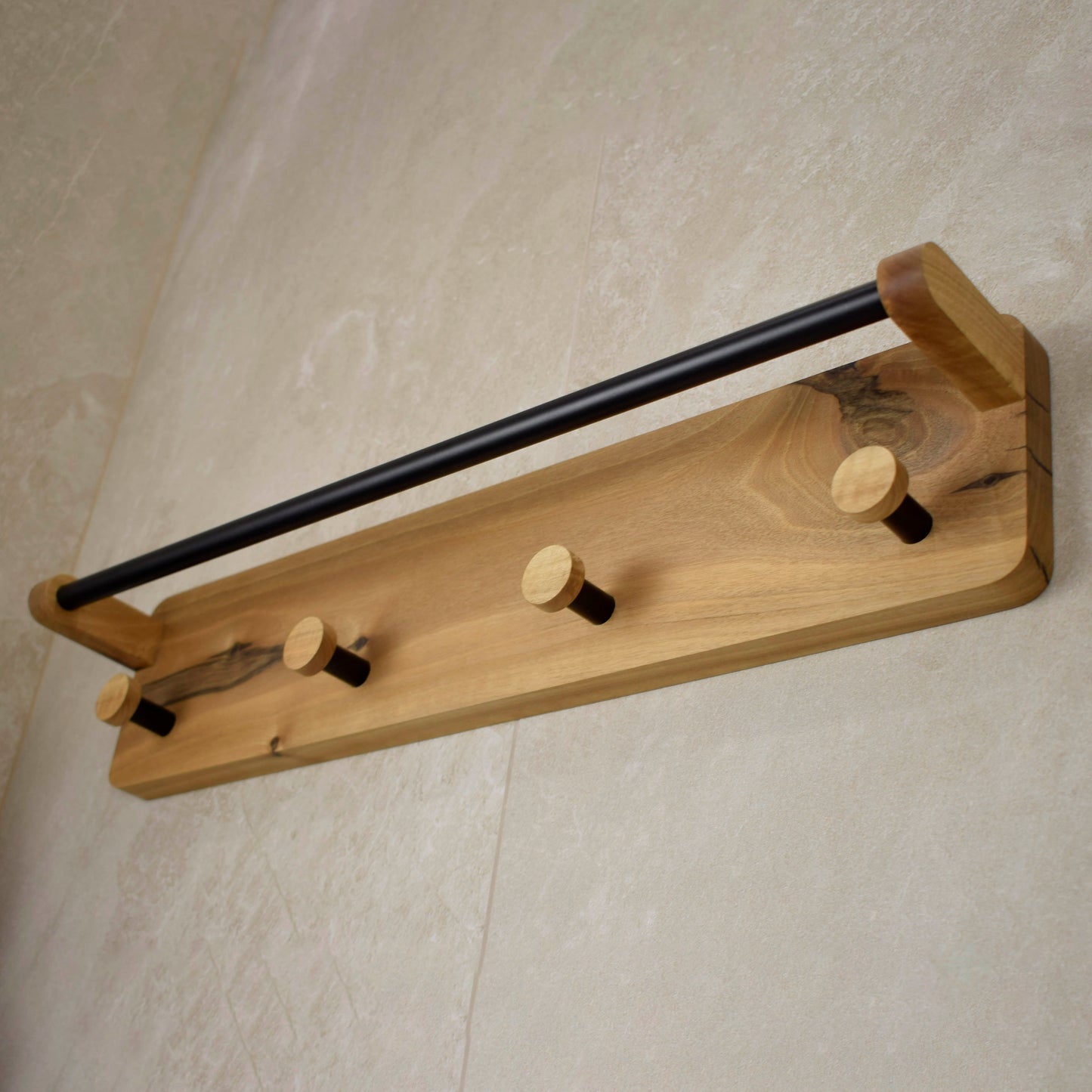 Walnut Towel Holder