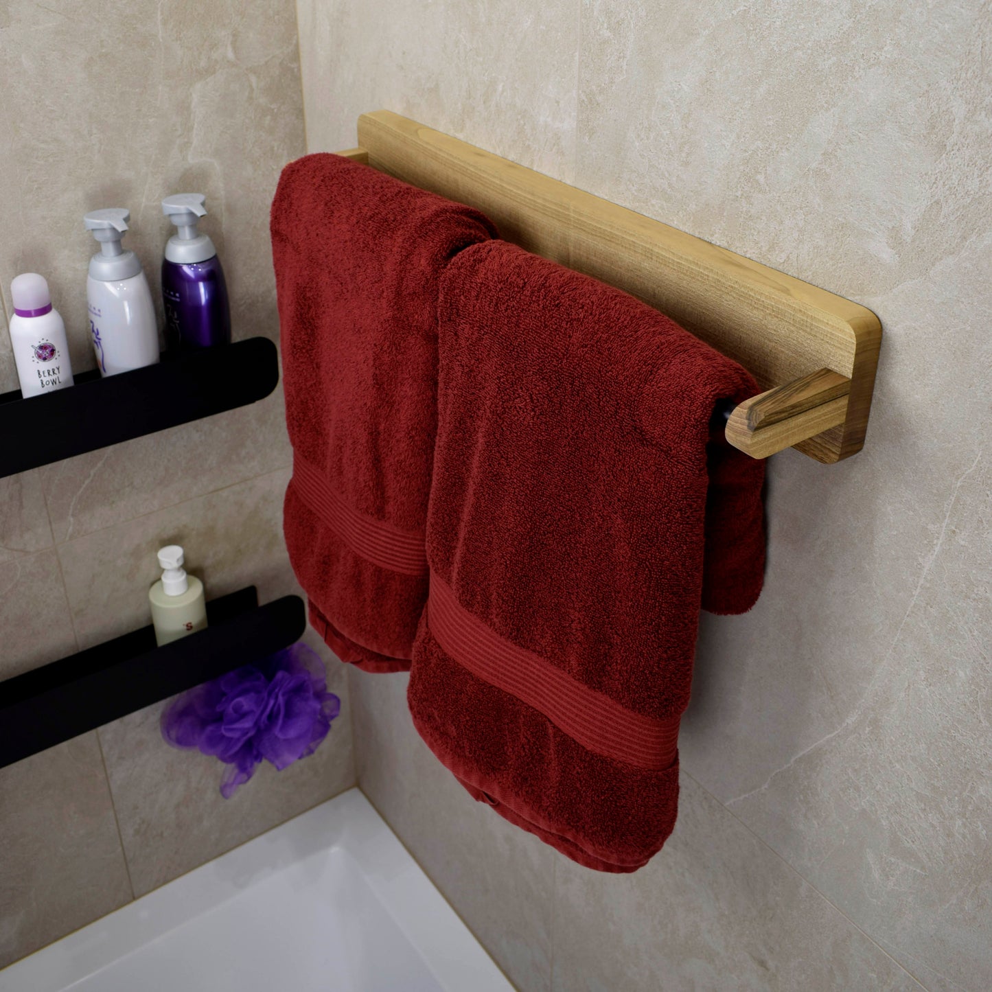 Wooden Towel Rack