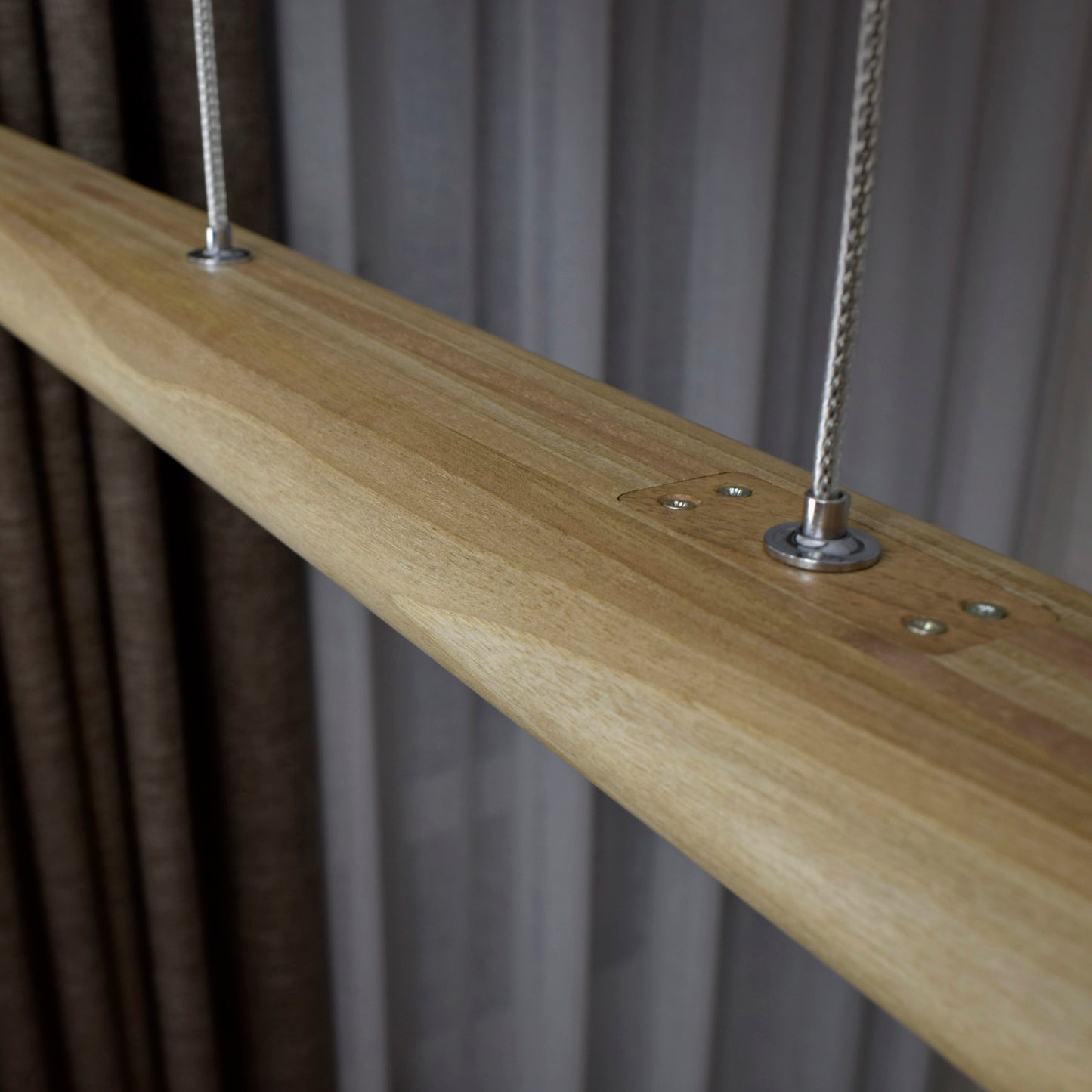 minimalist linear chandelier