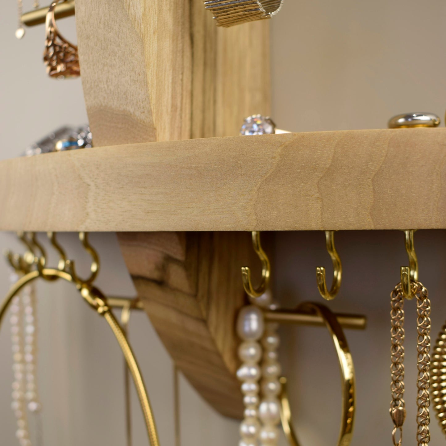 Wooden Jewelry Organizer