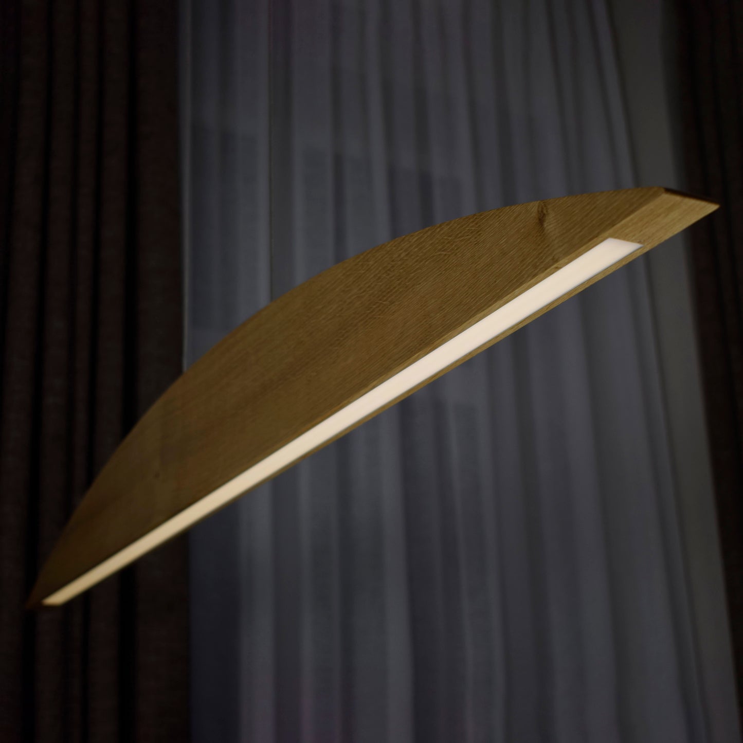 Tahoma Wooden Hanging Chandelier