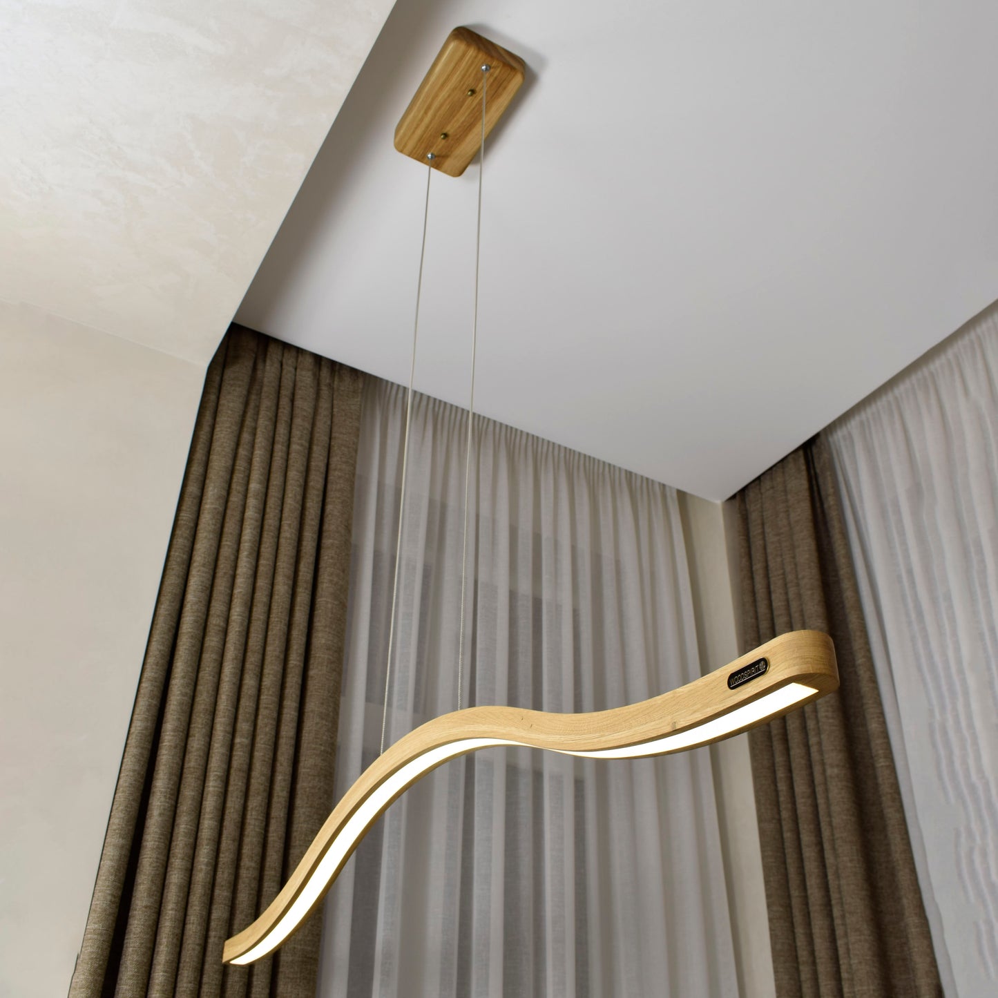 Balance Wood Pendant Light Fixture