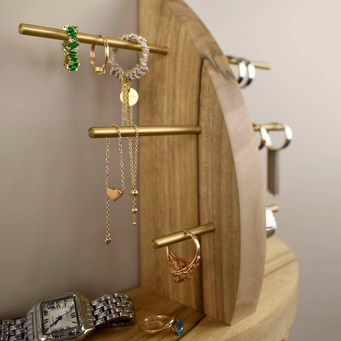 Wooden Jewelry Organizer