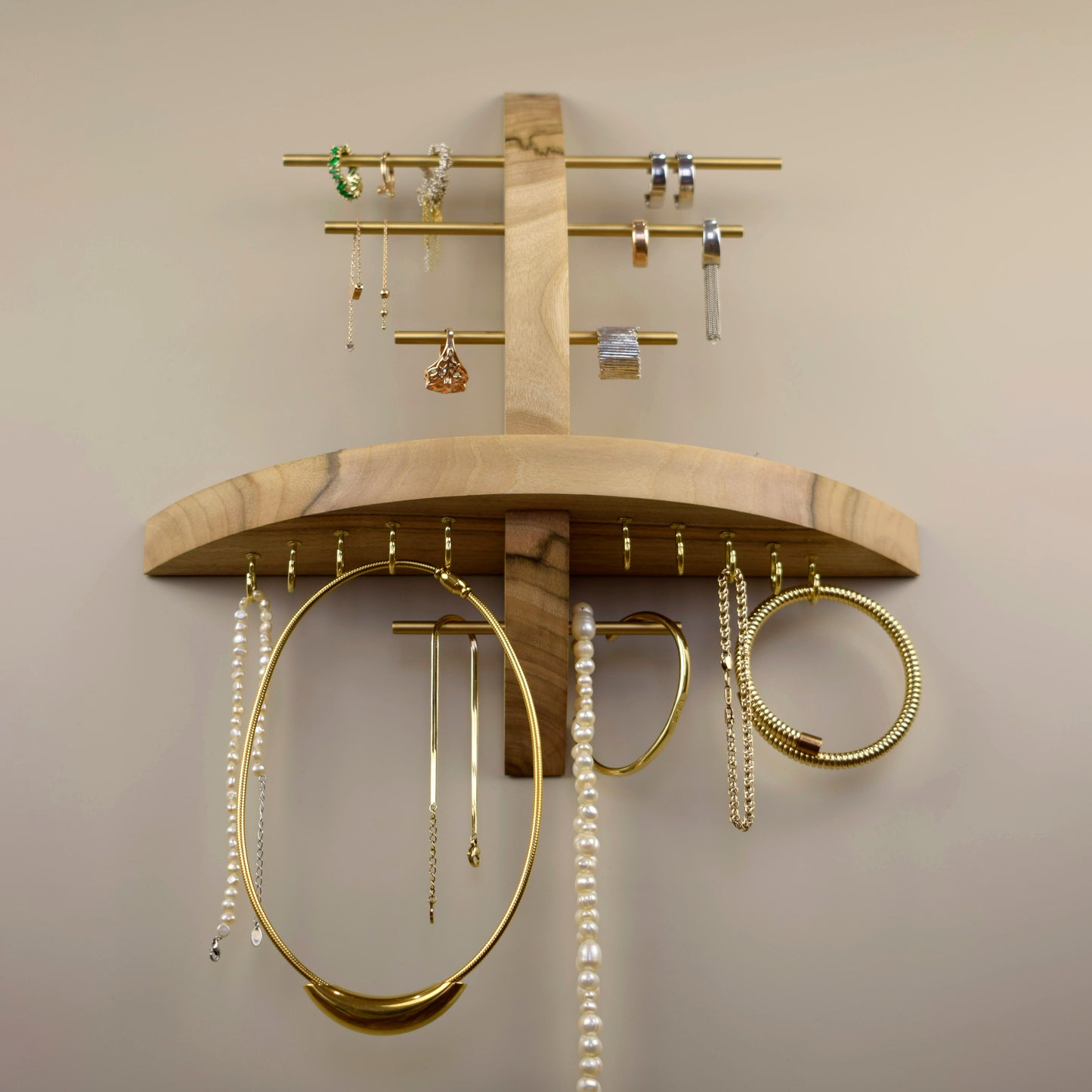 Wooden Jewelry Organizer