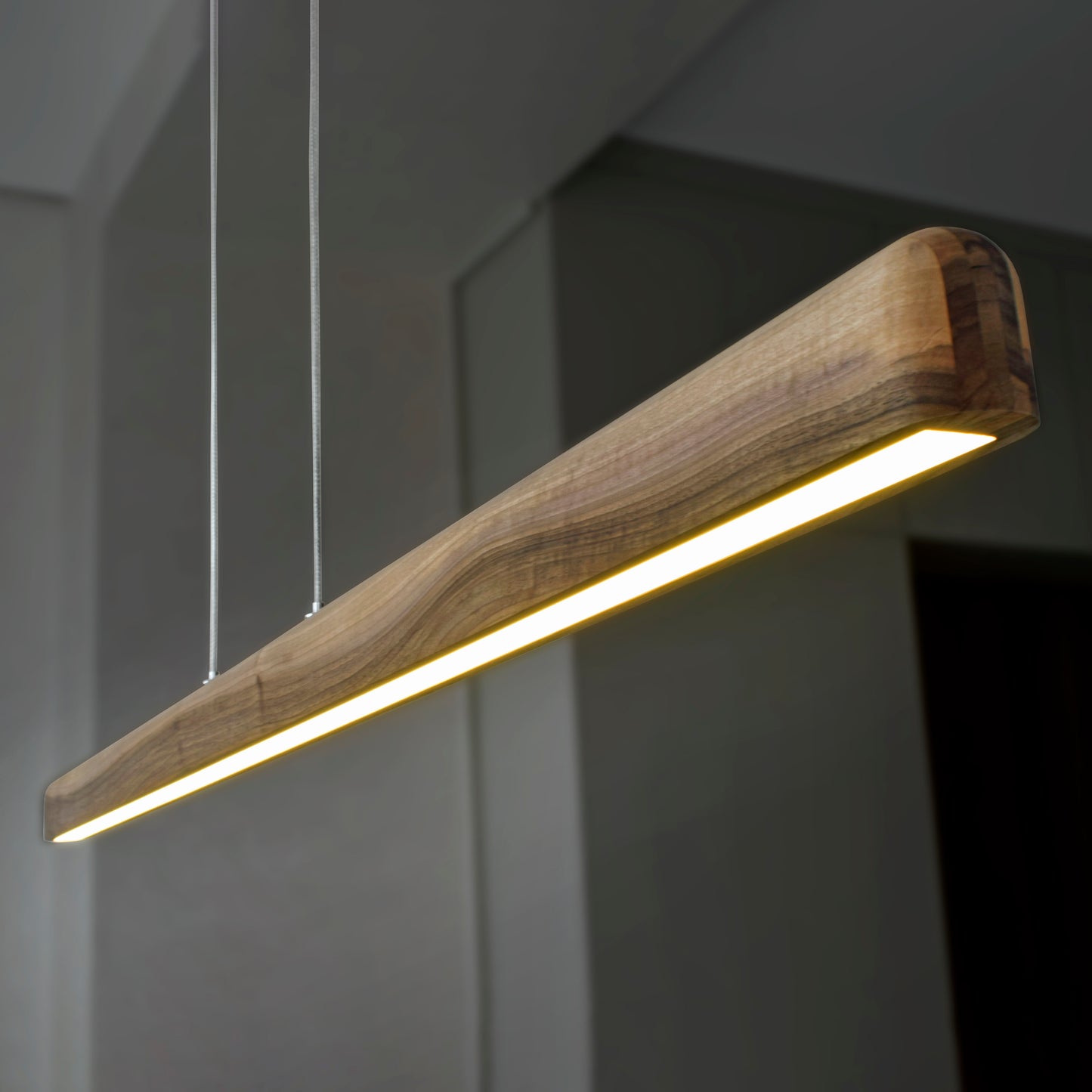 Gilbert Wood Linear Pendant Light