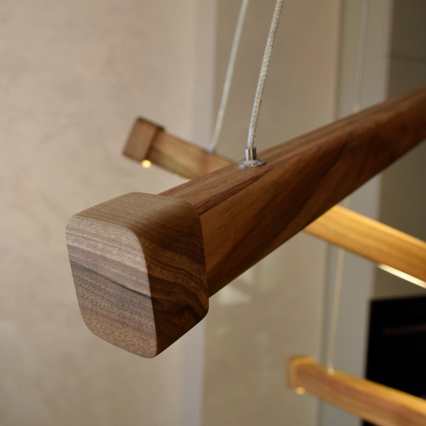 wooden chandelier