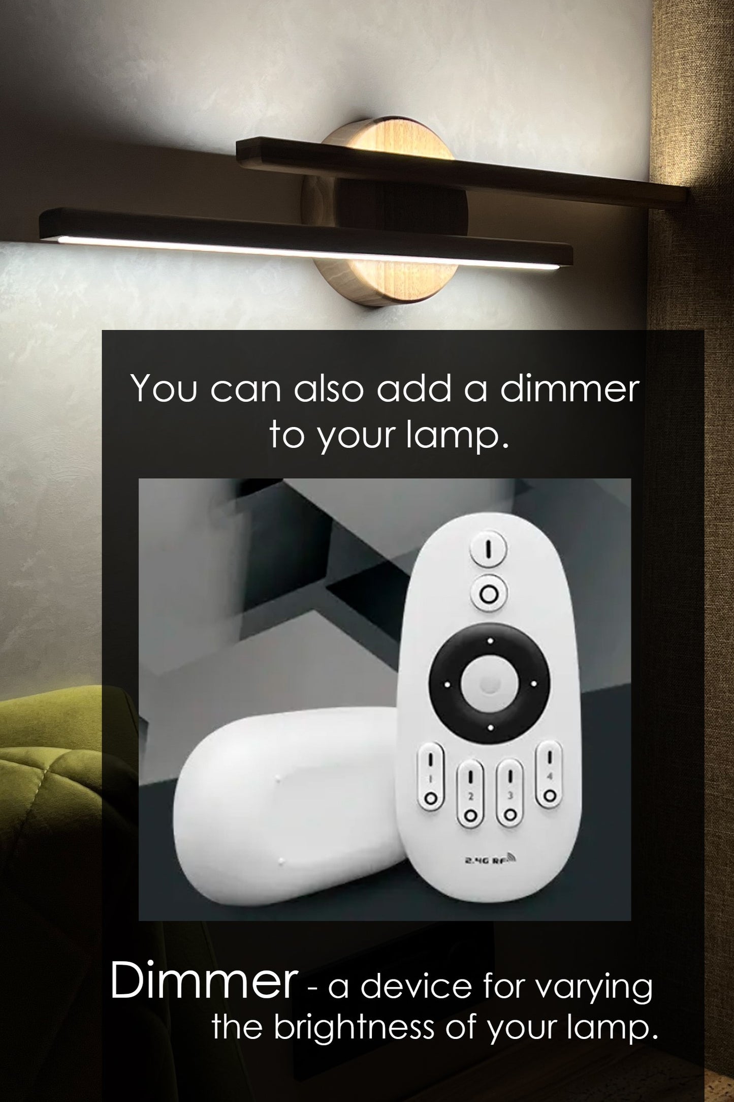 sconce with dimmer