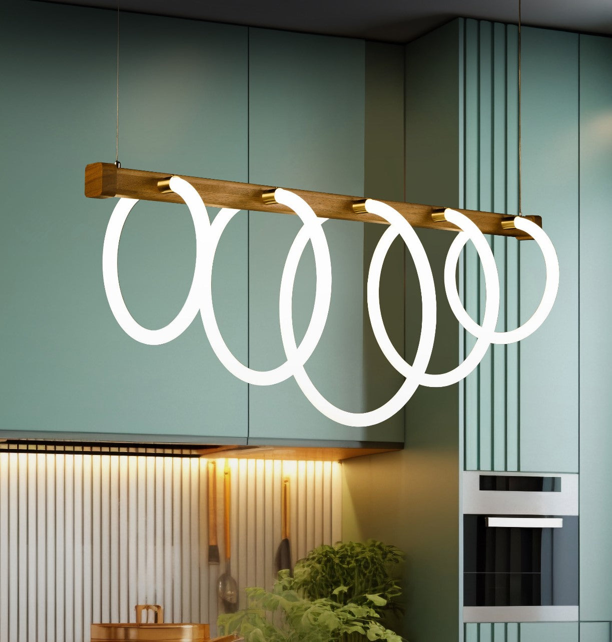 Jersey Contemporary Pendant Light for kitchen island
