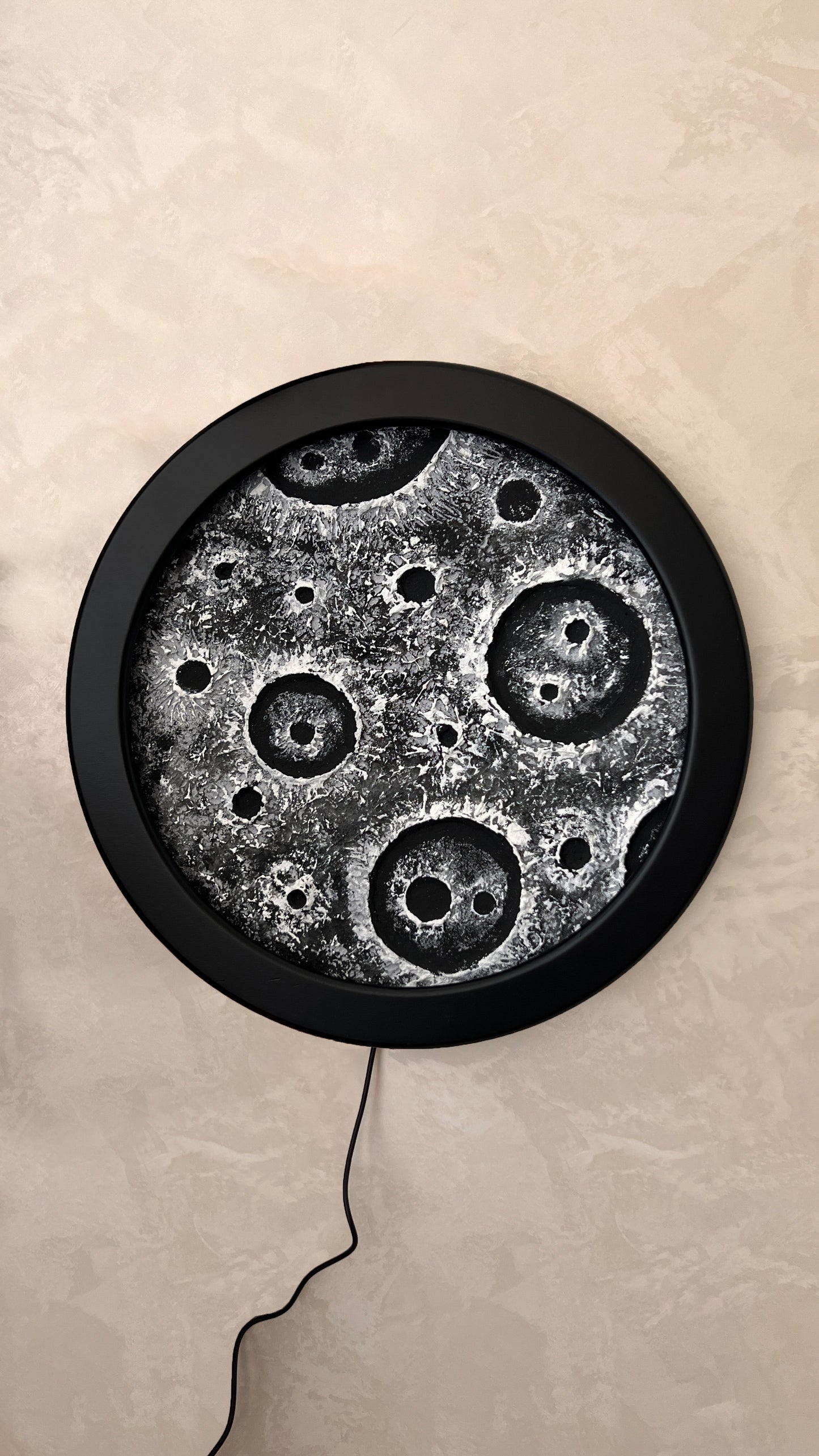Wooden Moon Lamp