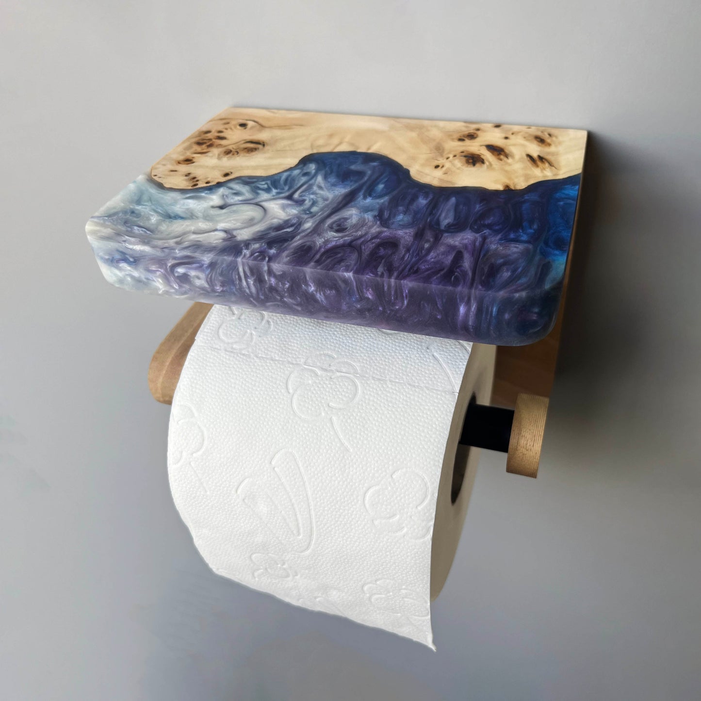 Roll Holder with Phone Shelf