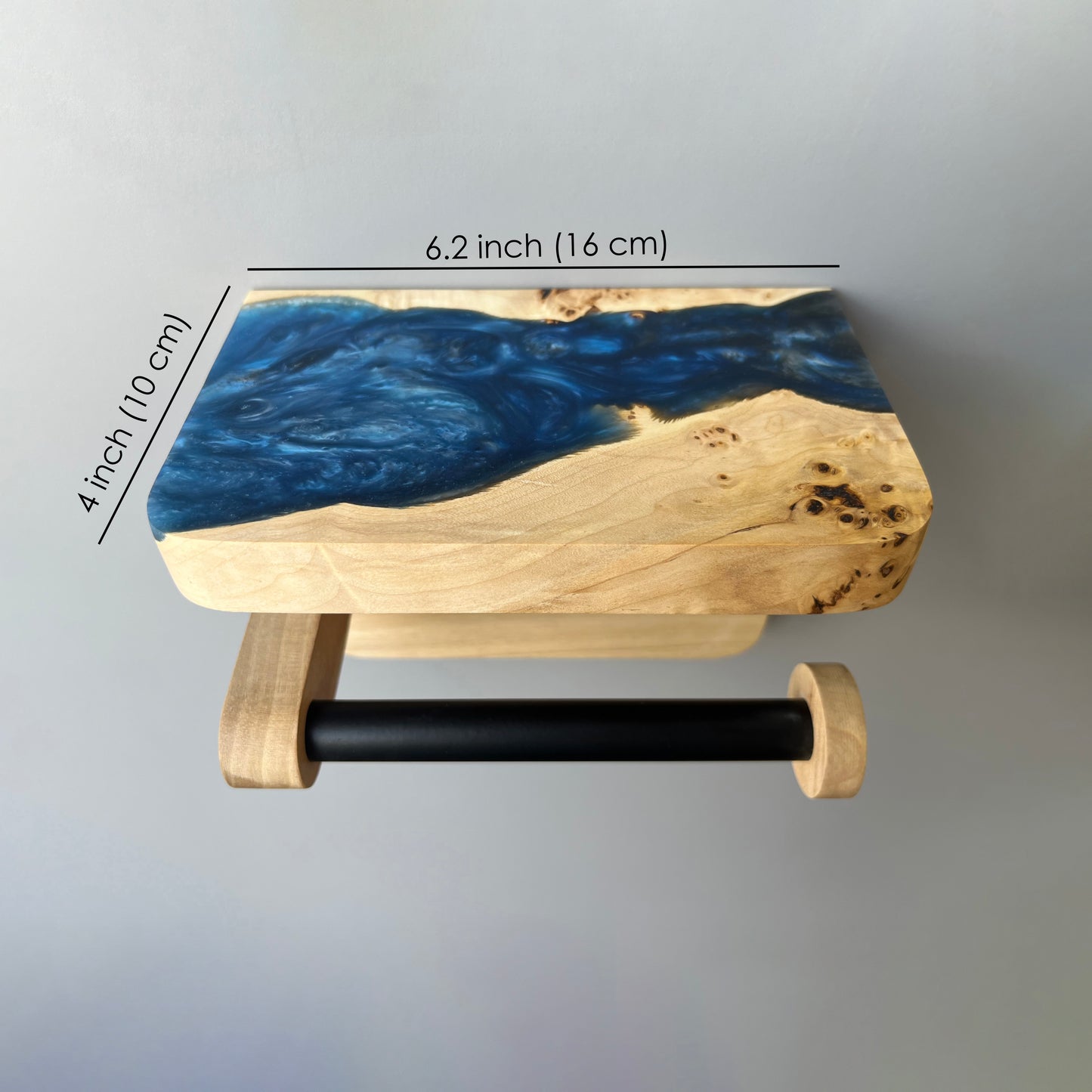 Roll Holder with Phone Shelf