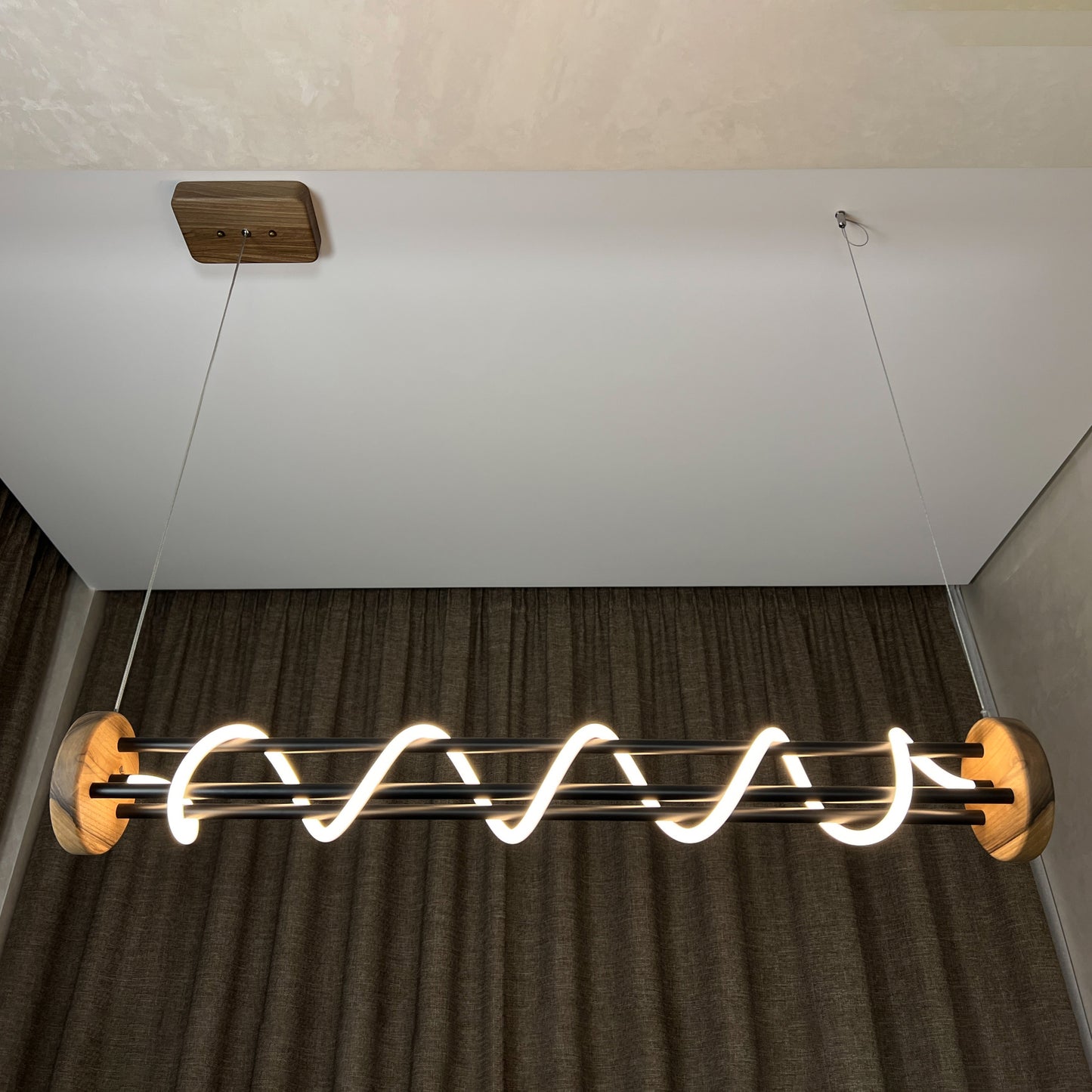 Allen Black Hanging Chandelier