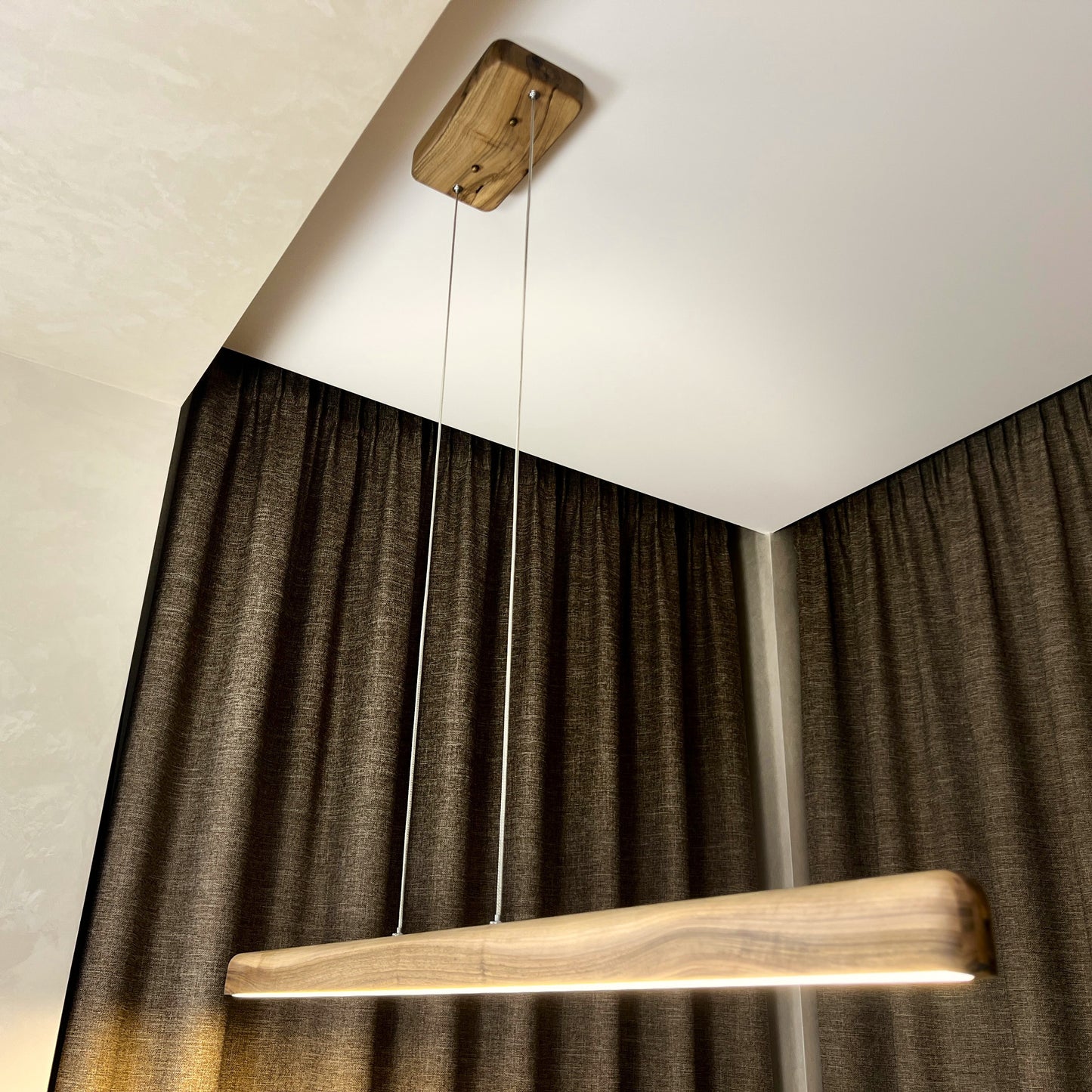 Gilbert Wood Linear Pendant Light