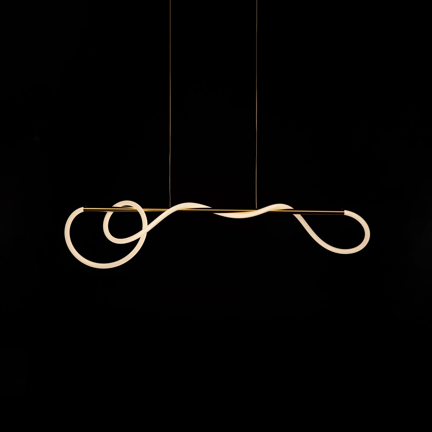 gold hanging chandelier for the kitchen