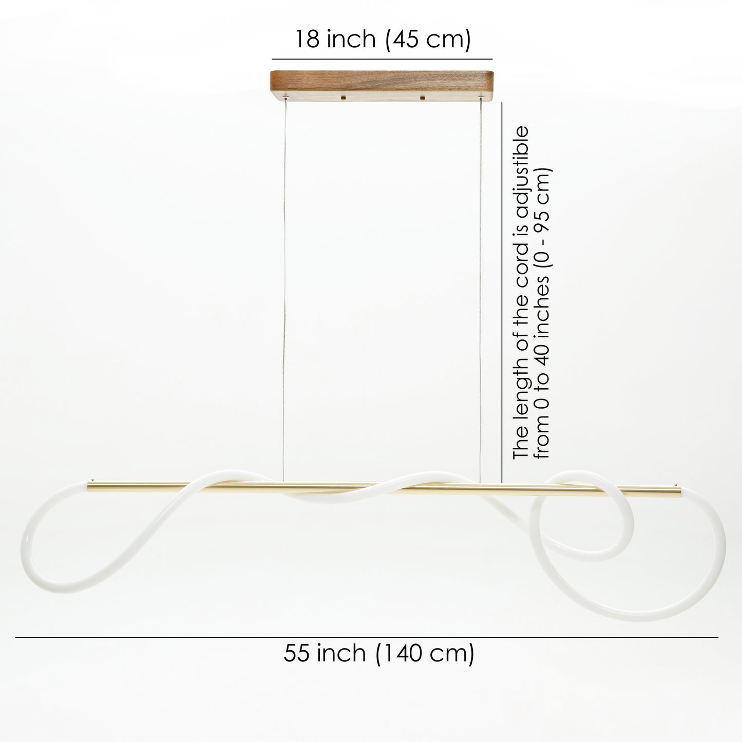 dimensions of the hanging lamp Taylor