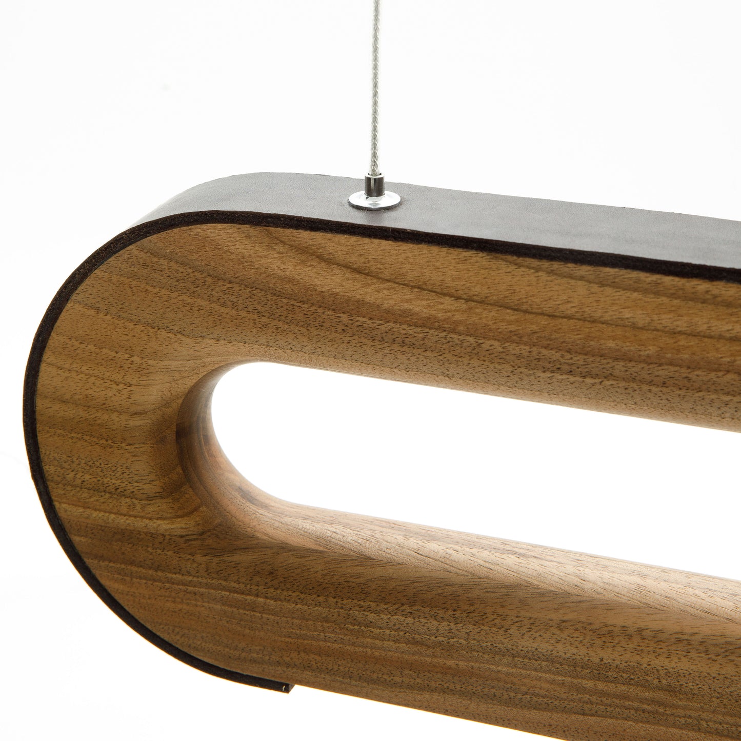 wood chandelier