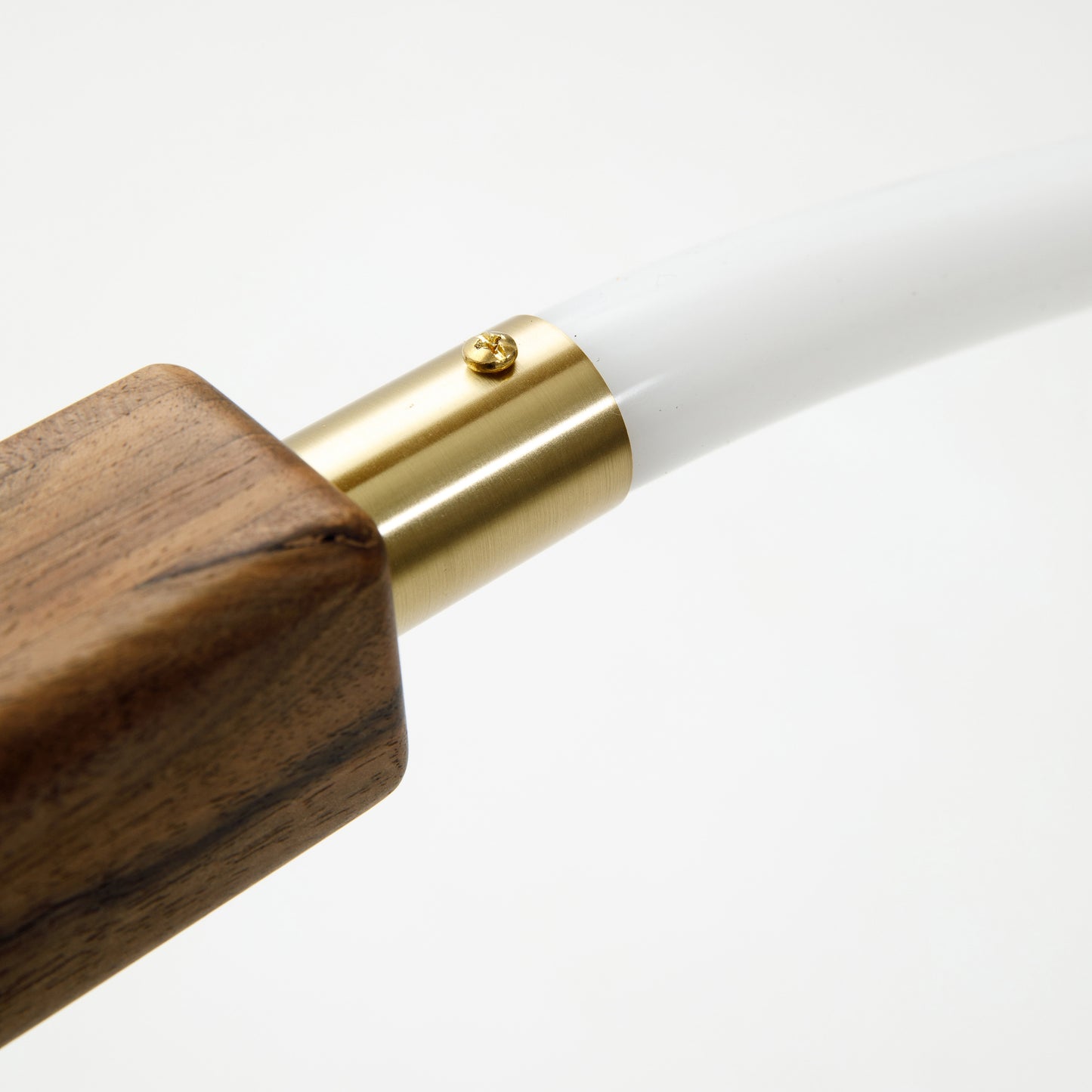 from solid european walnut and brass