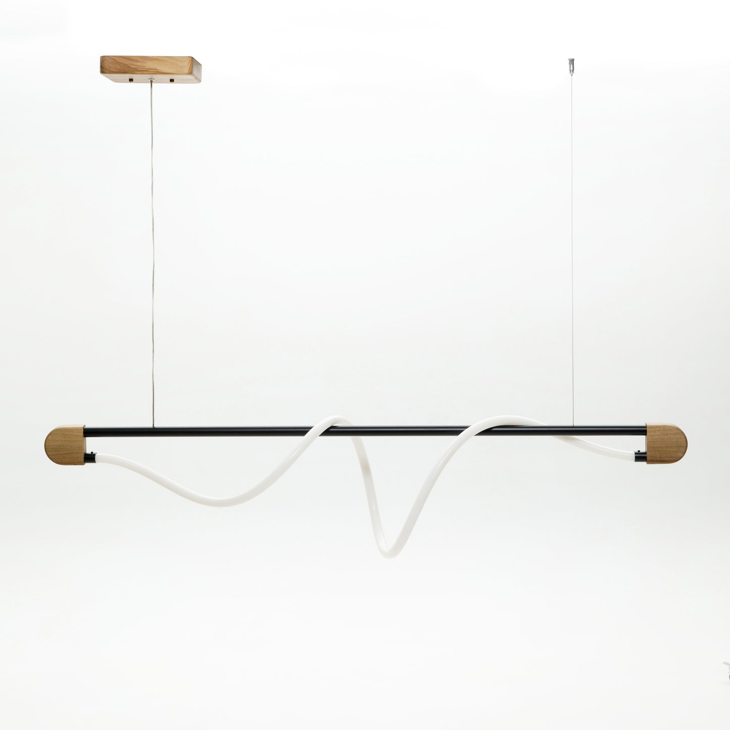 black hanging lamp