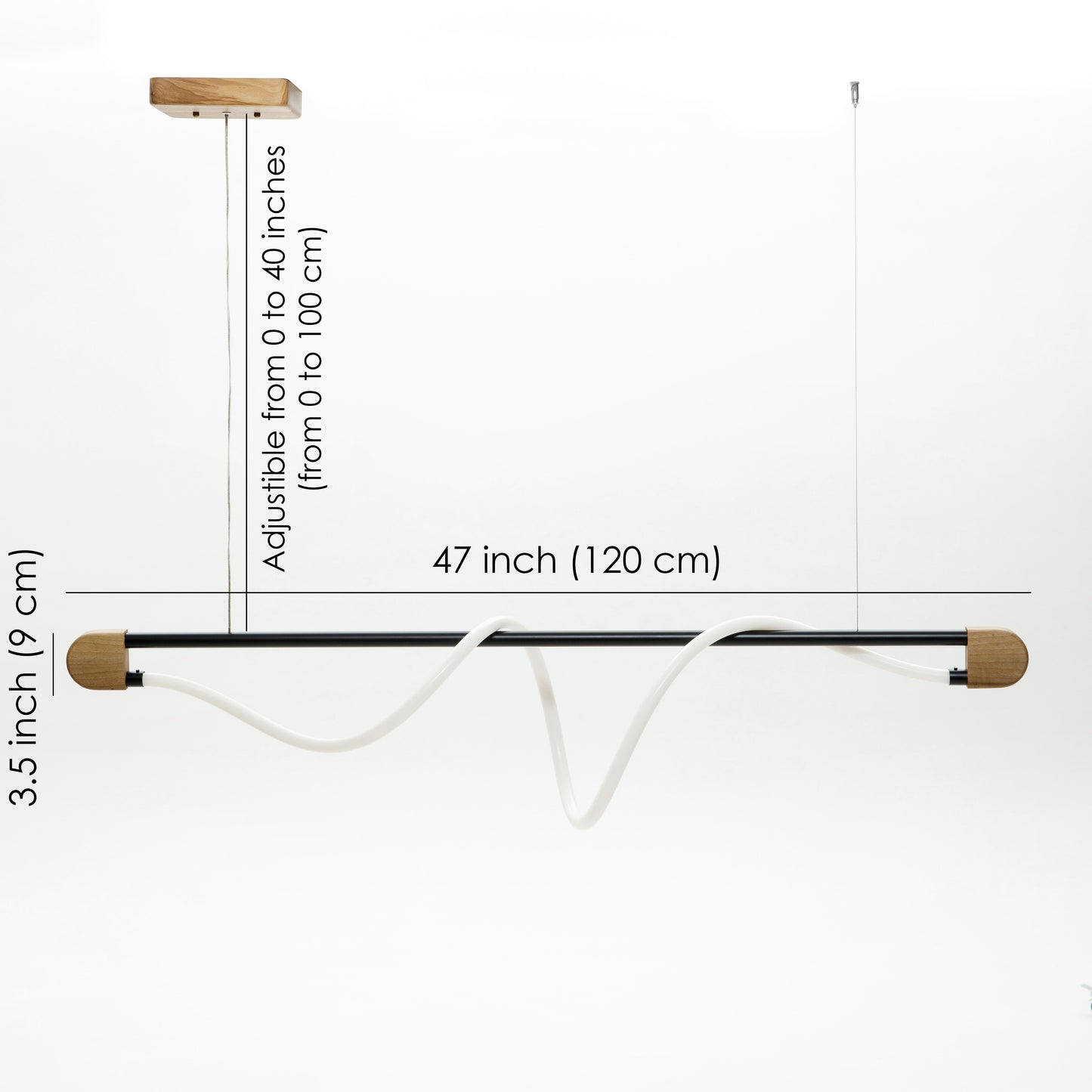 dimensions of the chandelier Spilka