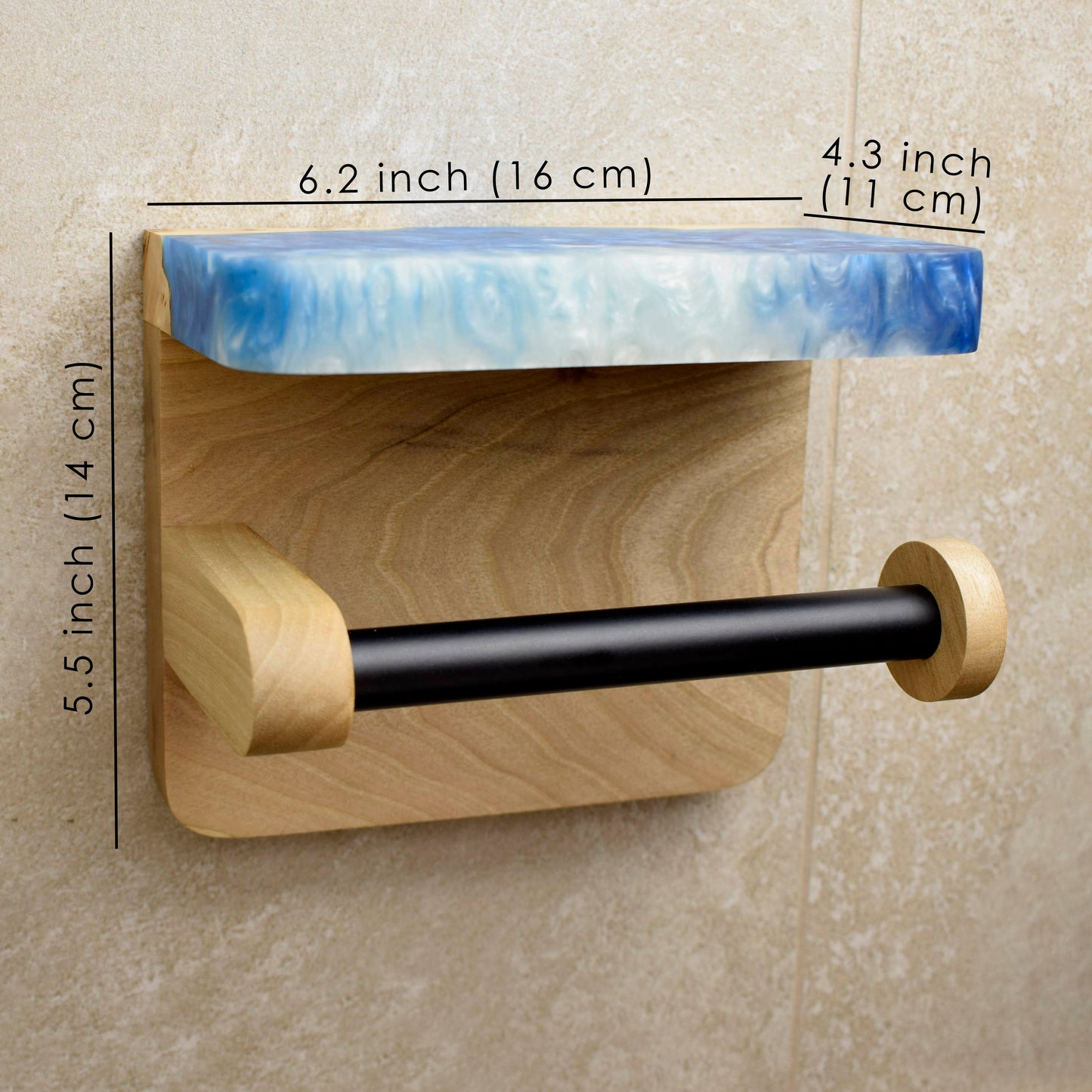 Toilet Paper Holder with shelf