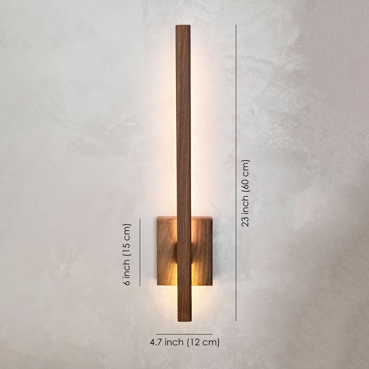 dimesions for the wall sconce dayton