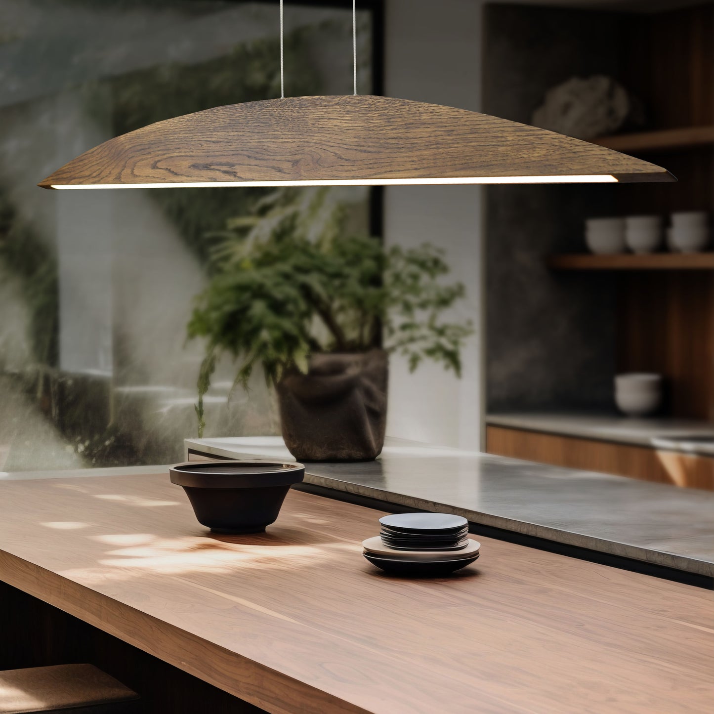 Tahoma Wooden Hanging Chandelier