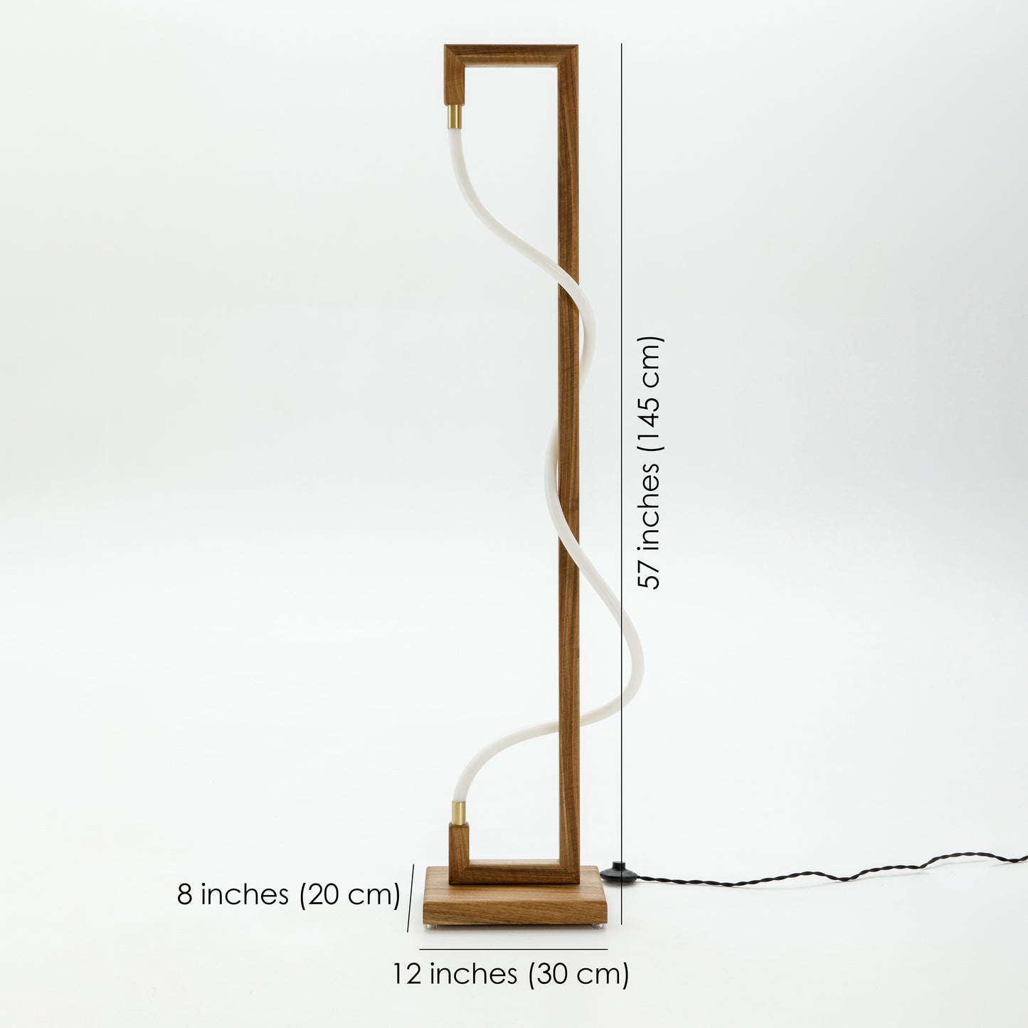 dimensions of the floor lamp