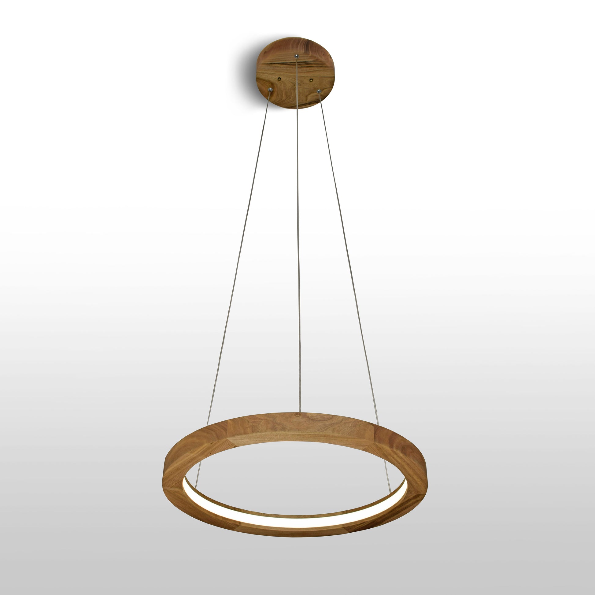 wood pendant light