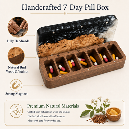 7 day Epoxy Pill Box