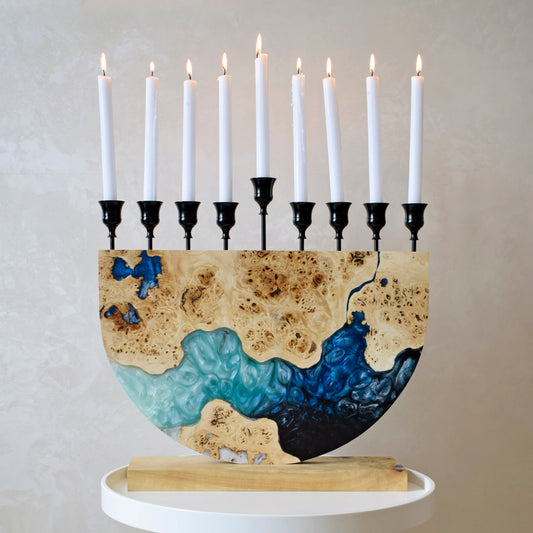 Handcrafted Menorah for Hanukkah