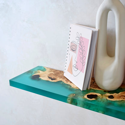 Handcrafted floating shelf