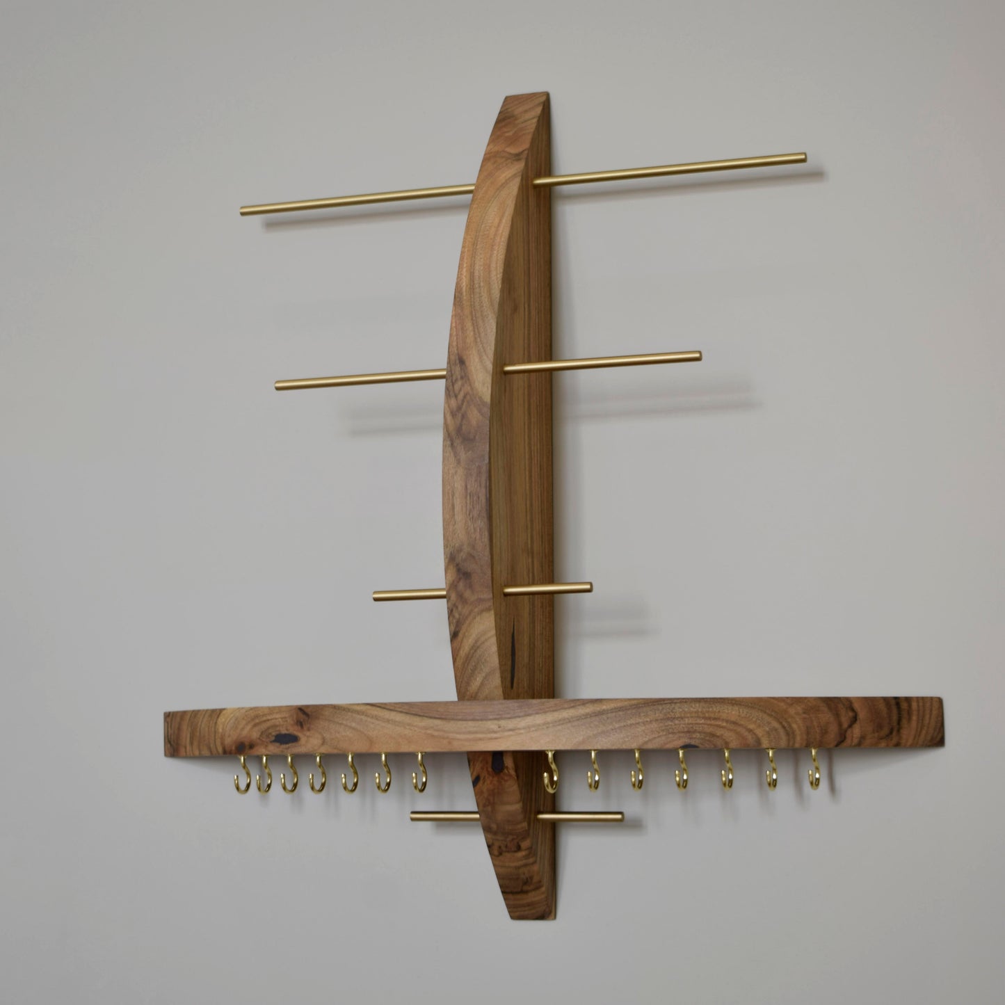 Walnut Jewelry Stand