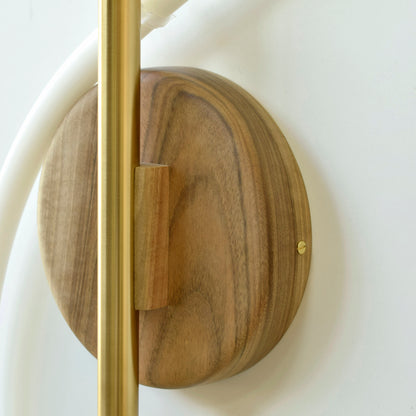 gold wall sconce