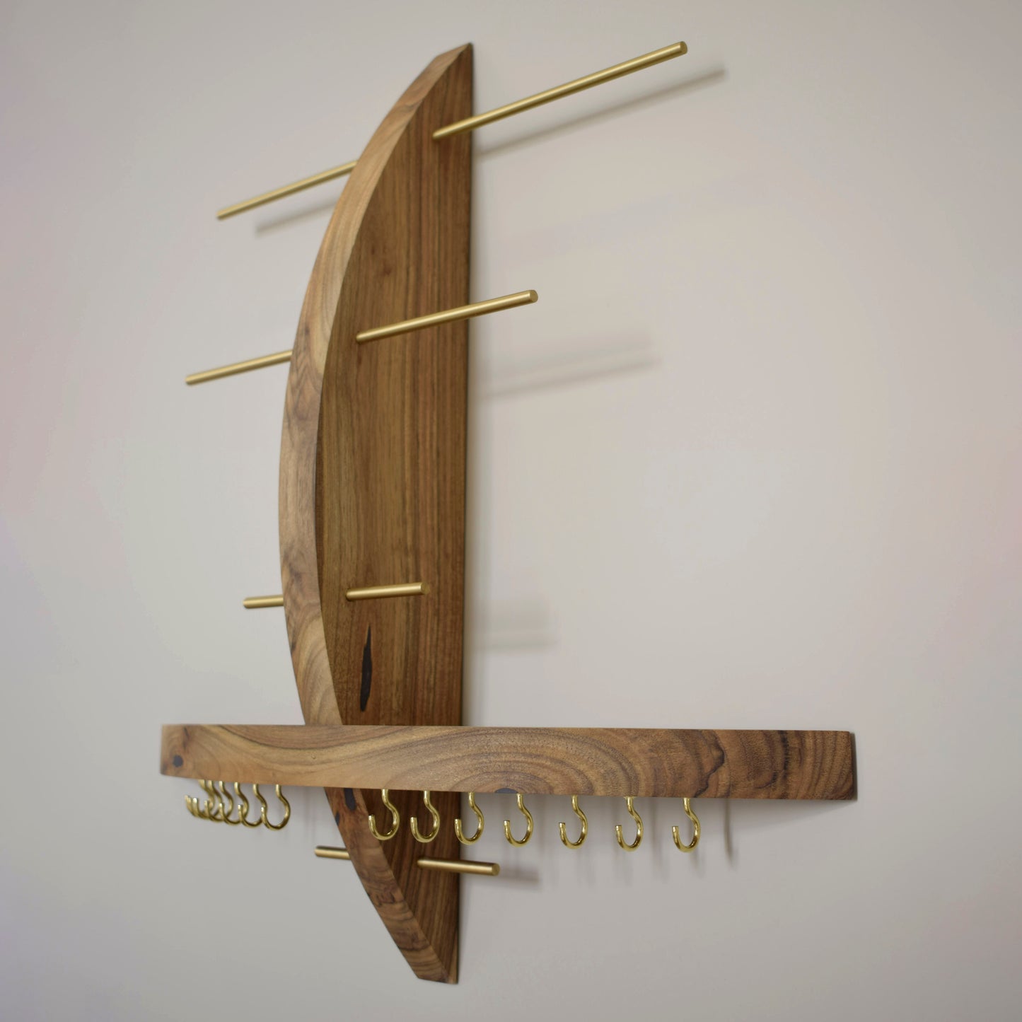 Walnut Jewelry Stand