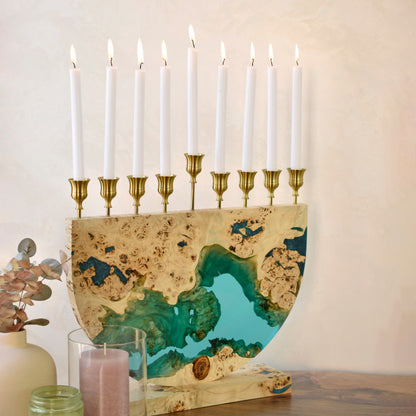 Handcrafted Menorah for Hanukkah