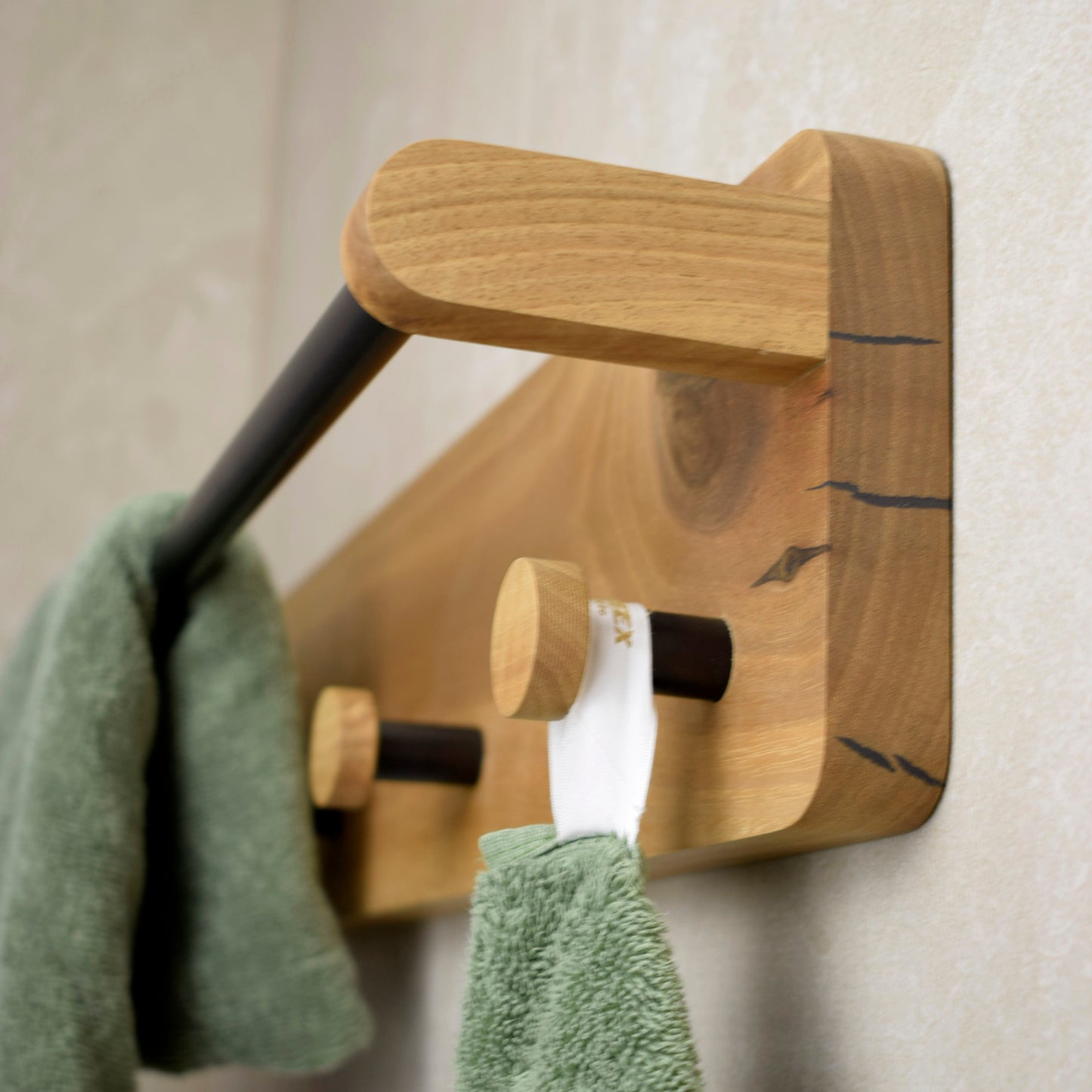 Walnut Towel Holder