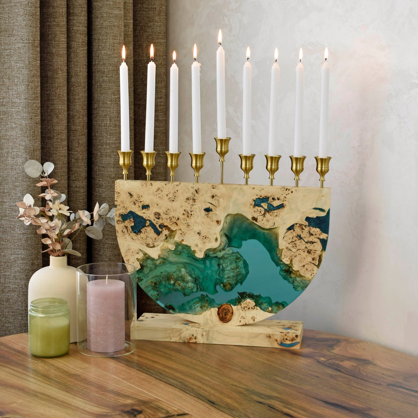 Handcrafted Menorah for Hanukkah